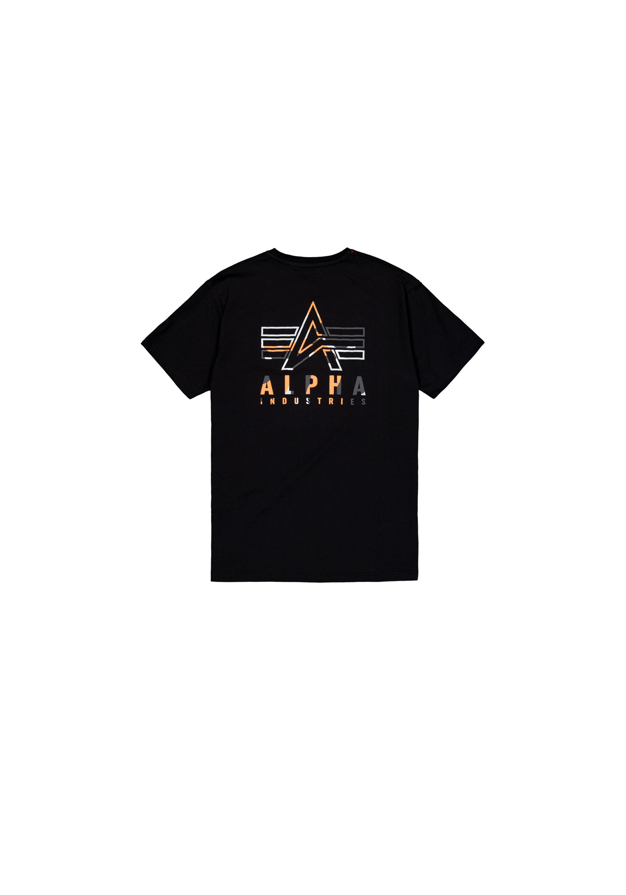 Alpha Industries T-Shirt Camo Logo Puff Print Backprint T-Shirt günstig online kaufen