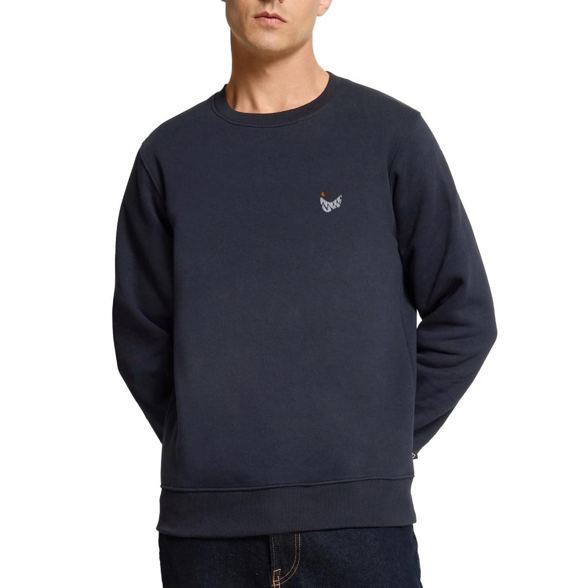 Spreadshirt Sweatshirt Die Wilden Kerle Grinsen Stick Herren Premium Pullover (1-tlg)