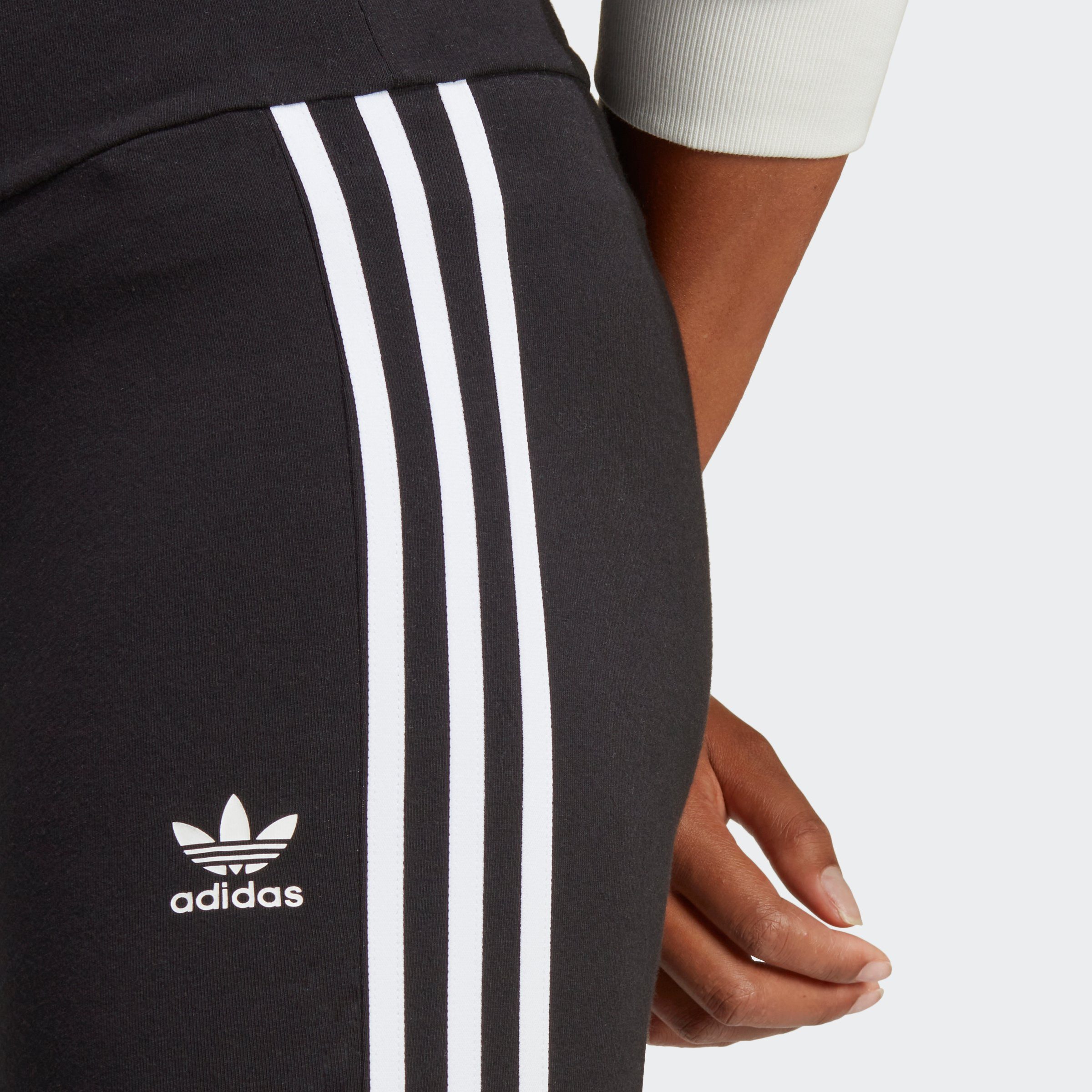 adidas 3-STREIFEN Originals CLASSICS Black FLARE Leggings (1-tlg) ADICOLOR