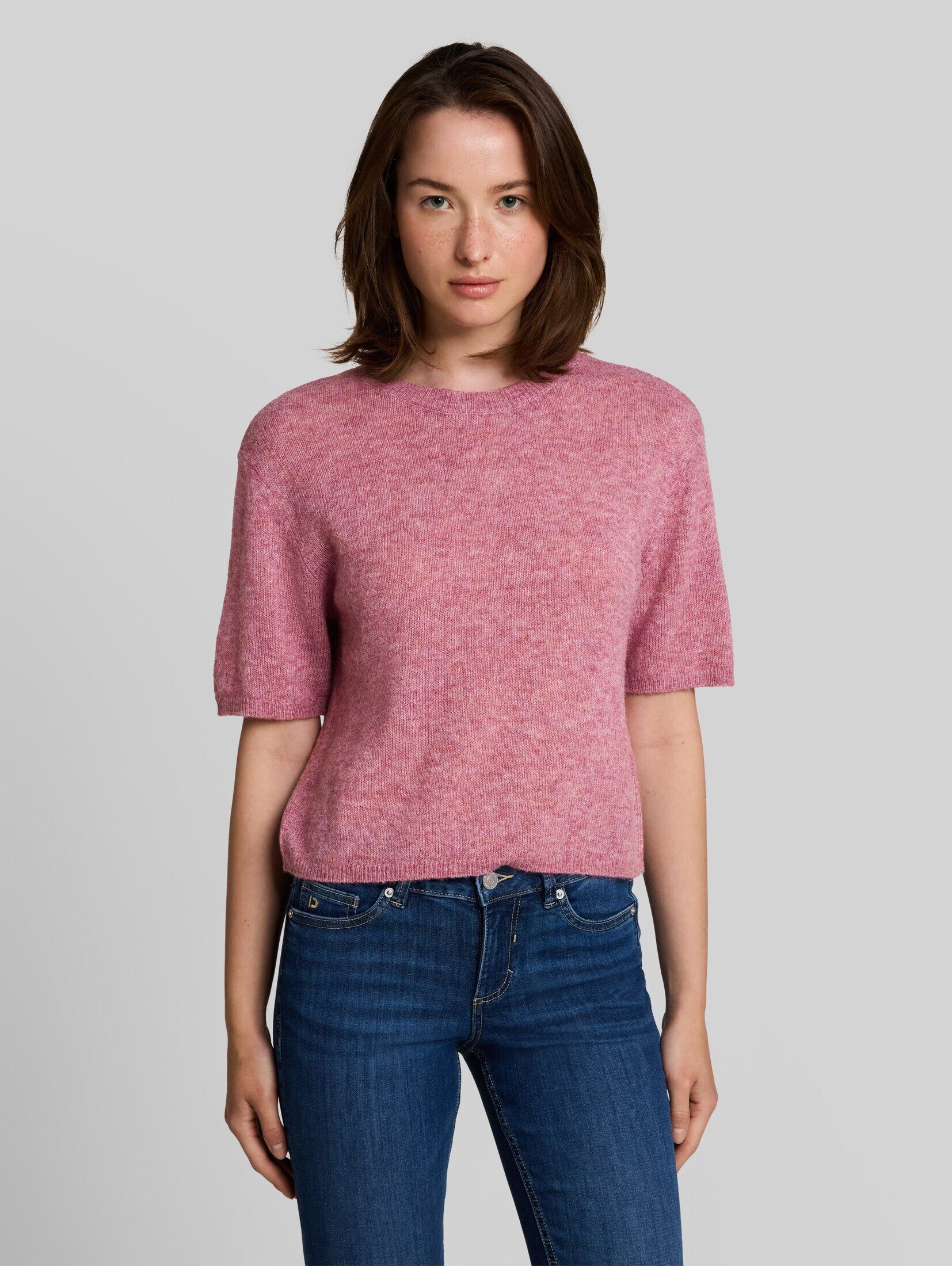 TOM TAILOR Denim Strickpullover Pullover & Strickjacken Lightweight Strickpullover mit Alpaka-Anteil