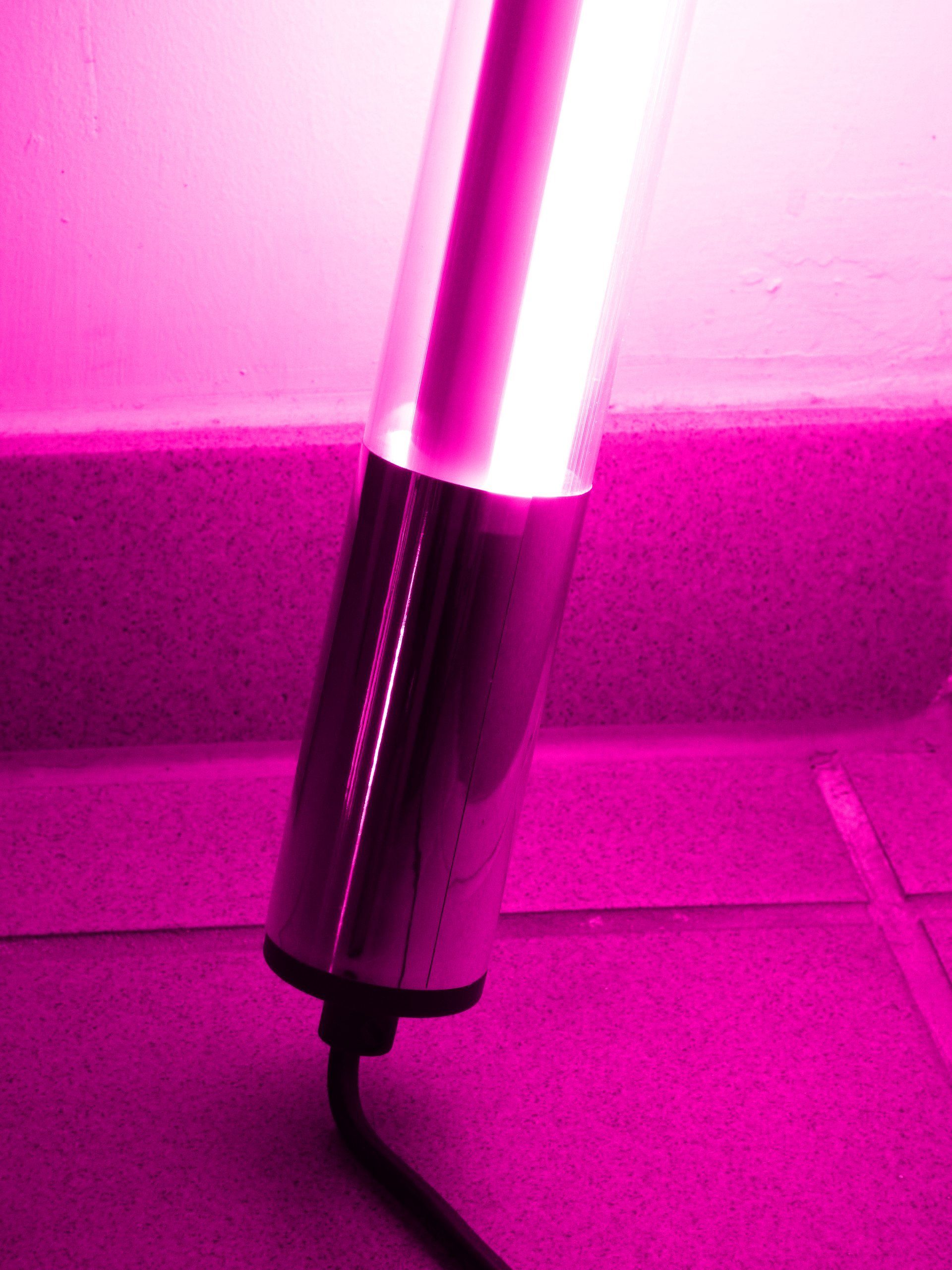 K-Röhre Xenon Länge T8, Röhre Kunststoff, Leuchtstab 1,53 m LED Pink 24 IP-20 Watt LED Pink LED XENON Wandleuchte