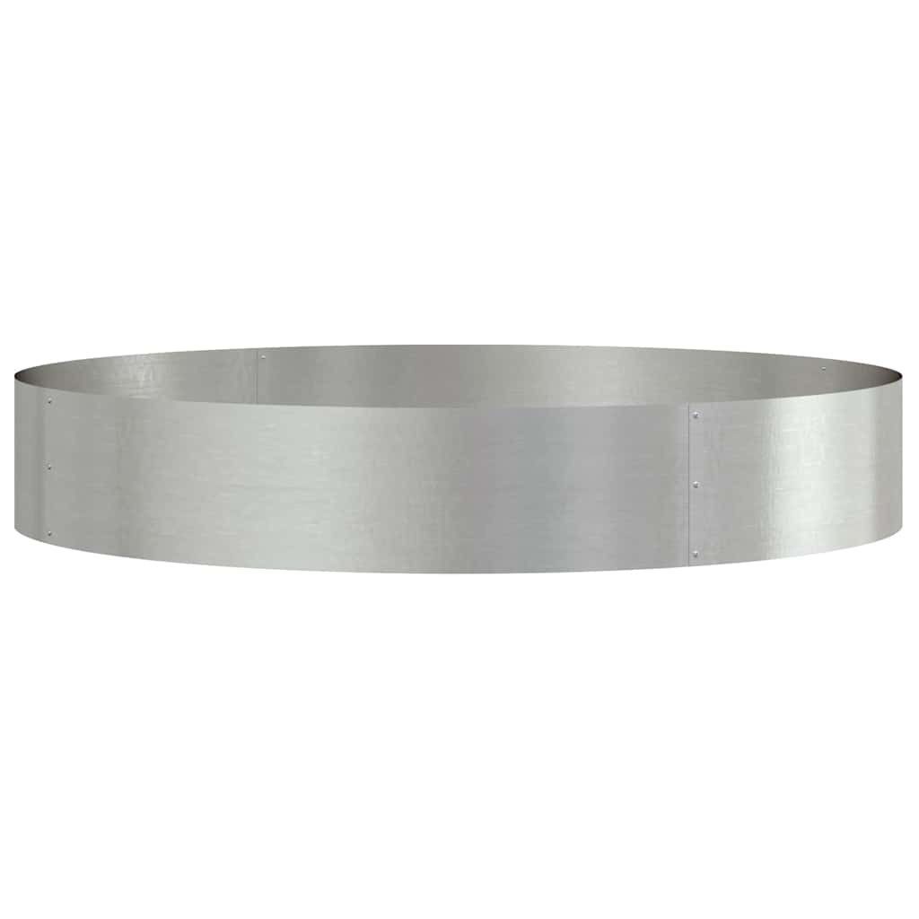 vidaXL Blumentopf Gartenblumentopf Silber 120 x günstig online kaufen