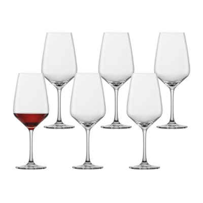 SCHOTT-ZWIESEL Rotweinglas Taste Rotweingläser 497 ml 6er Set, Glas