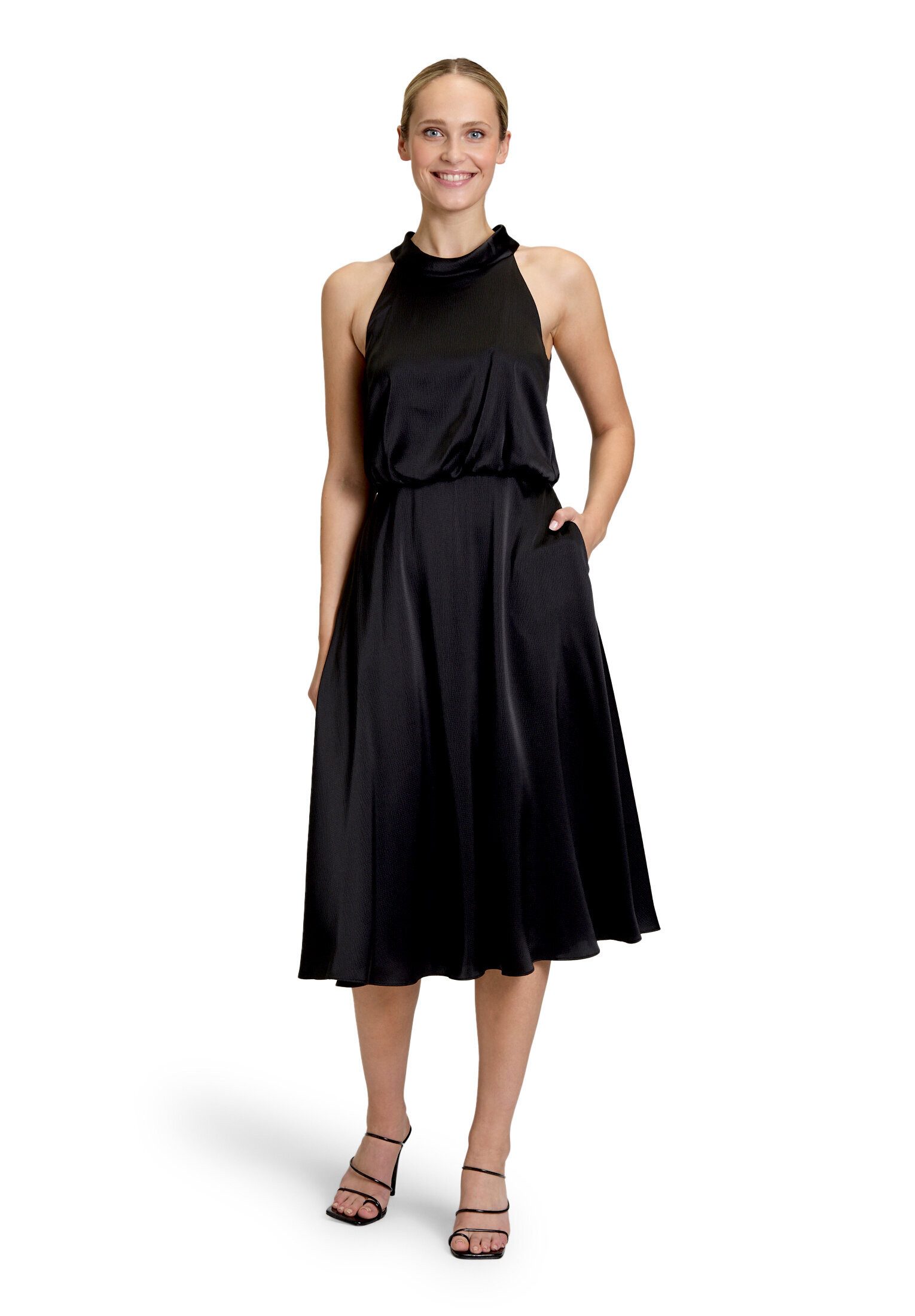 Vera Mont Cocktailkleid Damen mit Stehkragen Material