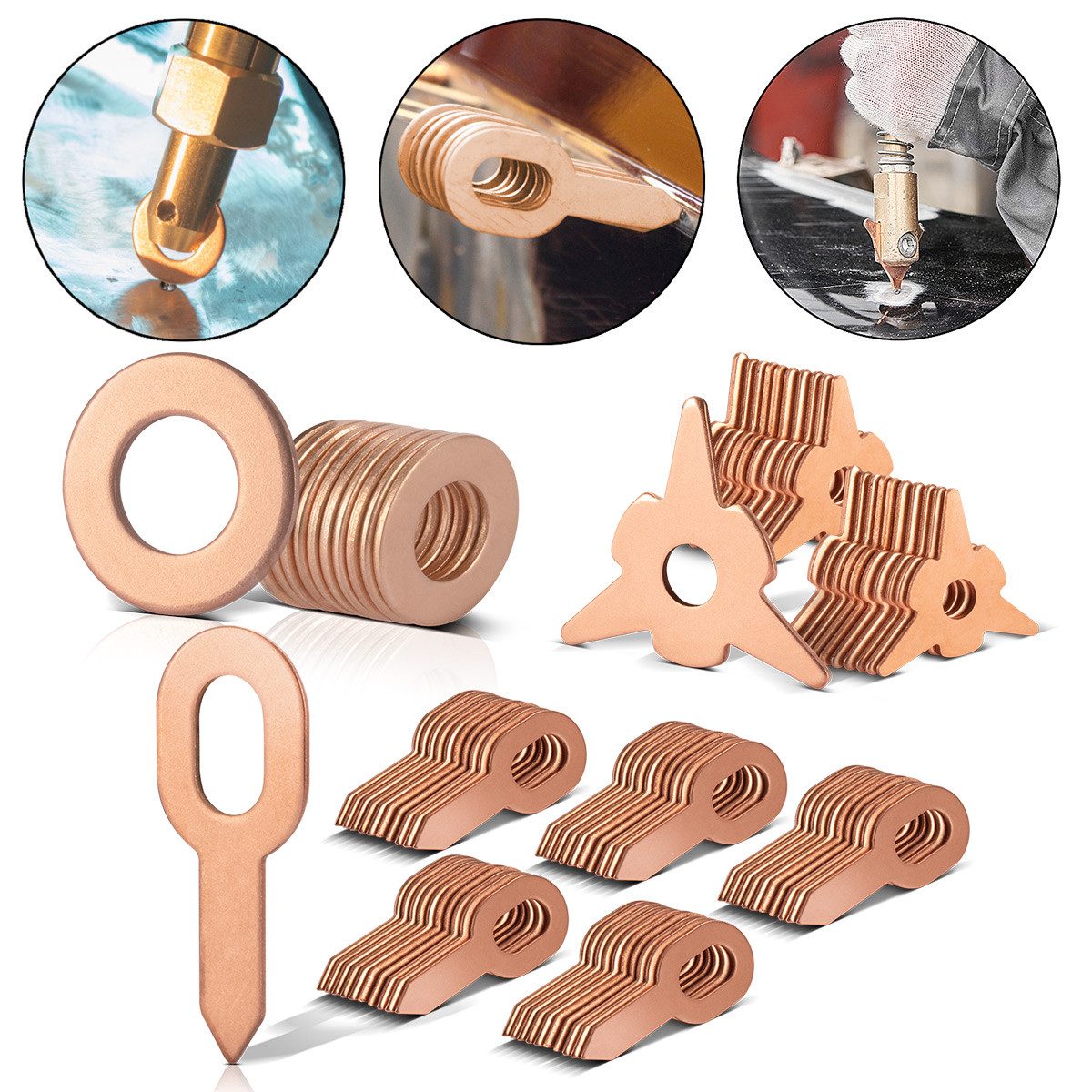 STAHLWERK Elektrowerkzeug-Set 120-teiliges Set Spotter Zubehör fürAusbeulspotter