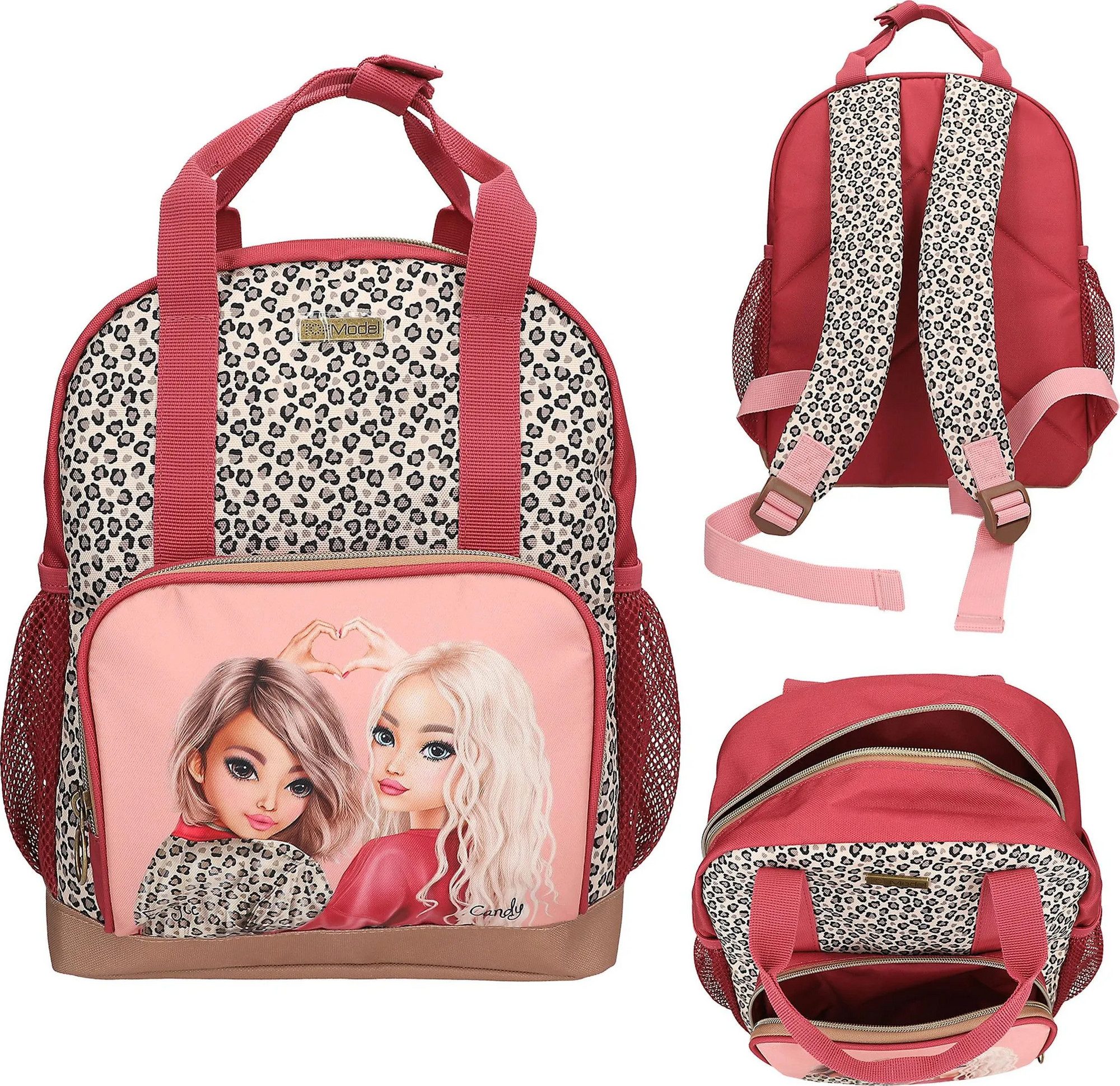 Depesche Spiel DEPESCHE TOPModel Tagesrucksack Leoheart - Stylischer Schulrucksack mi