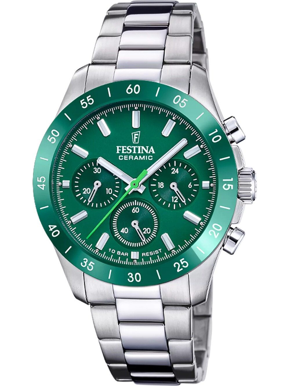 Festina Quarzuhr Festina F20693/6 Damenuhr Chronograph 39mm 10ATM Festina F20693/6 Damenuhr Chronograph 39mm 10ATM