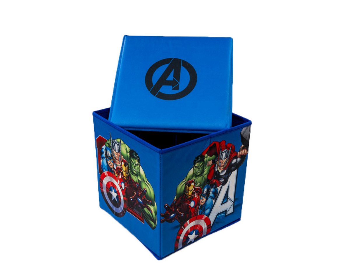 The AVENGERS Aufbewahrungsbox - Ordnungsbox mit Sitzfläche faltbare Kinderzimmer (1 St)