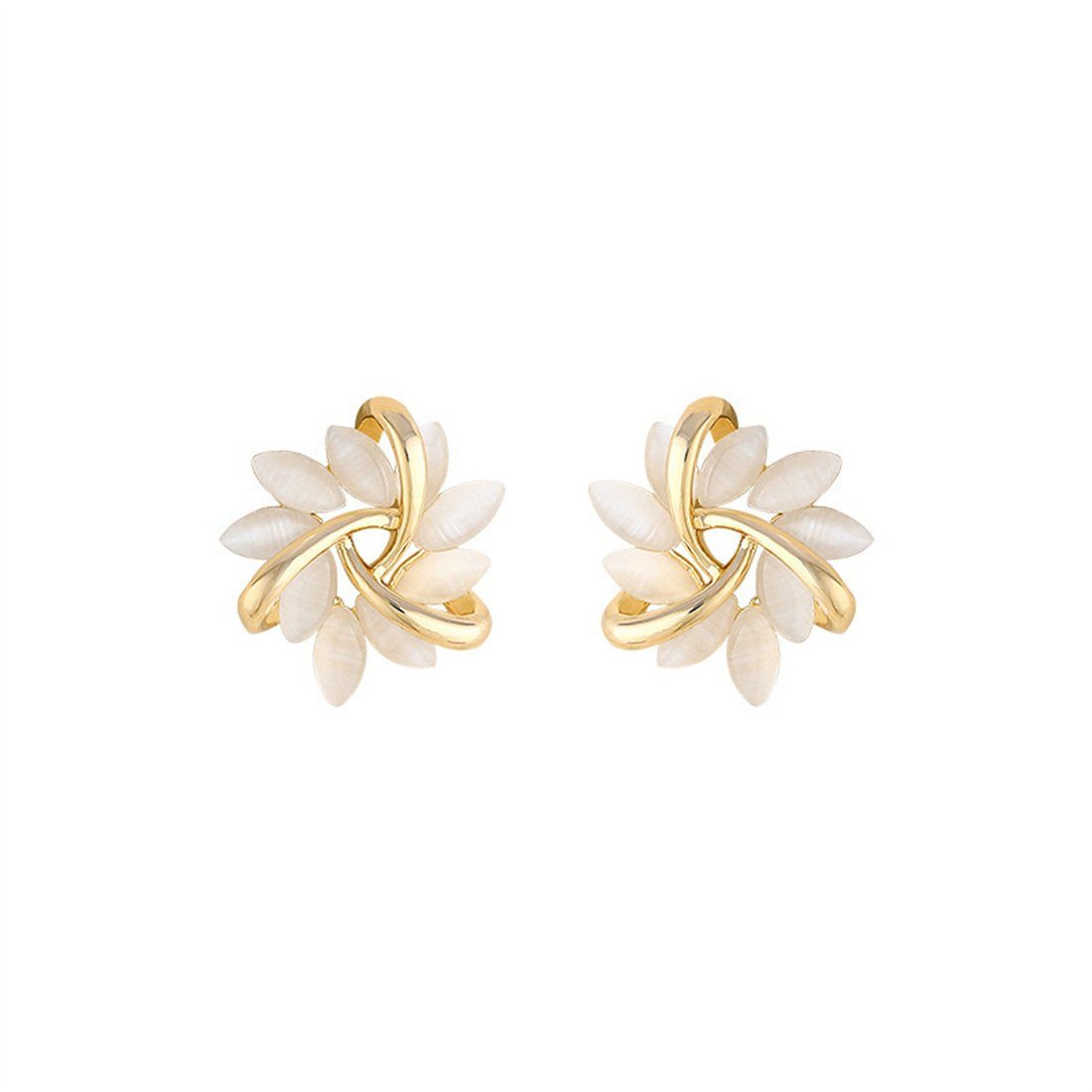 DAYUT Paar Ohrhänger Modische (1-tlg) Opalblütenohrringe, für Frauen Geschenke