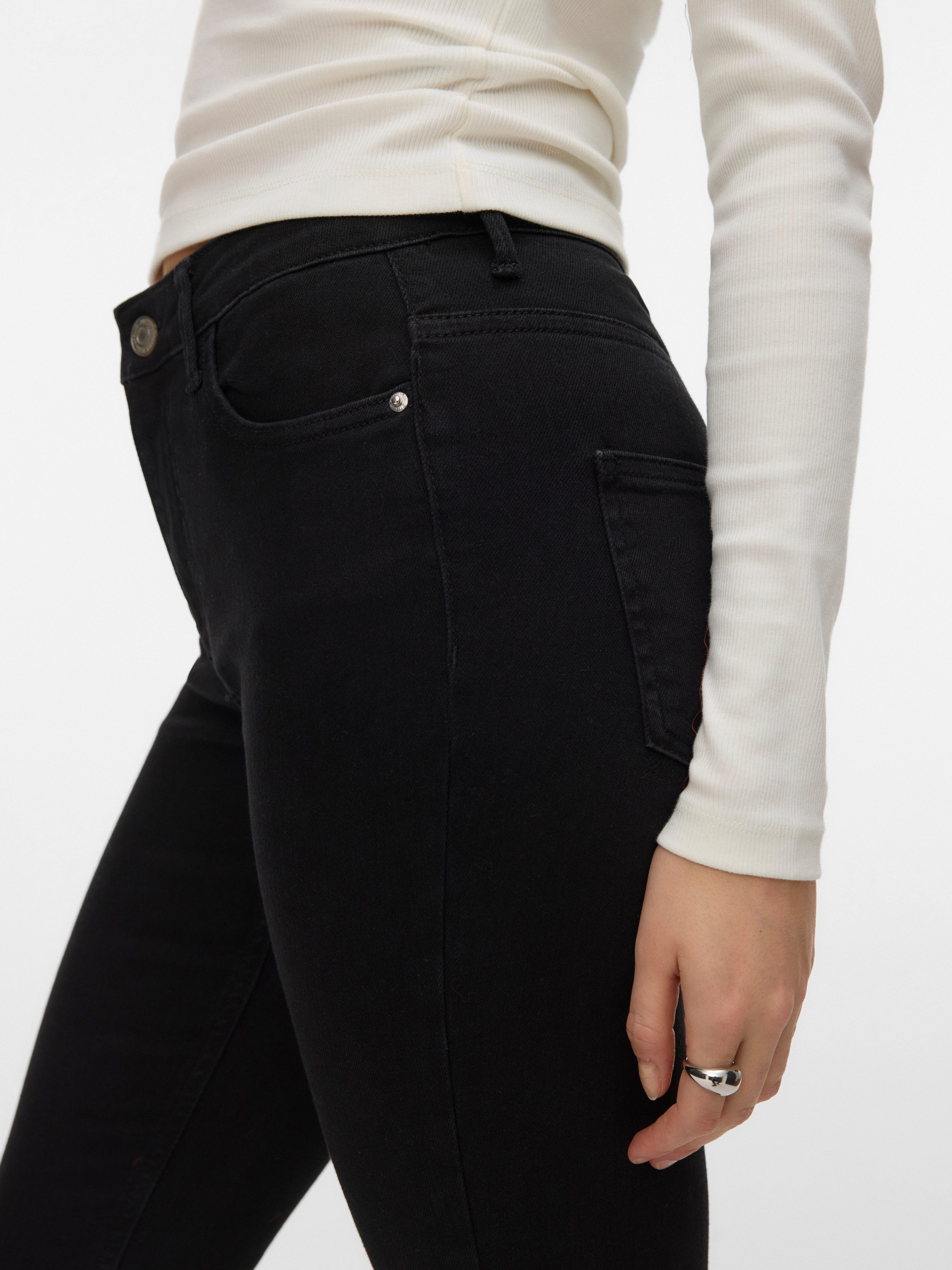 Vero Moda Skinny-fit-Jeans VMPOLLY MR SKINNY JEANS RA135 NOOS Baumwollmischung, skinny fit
