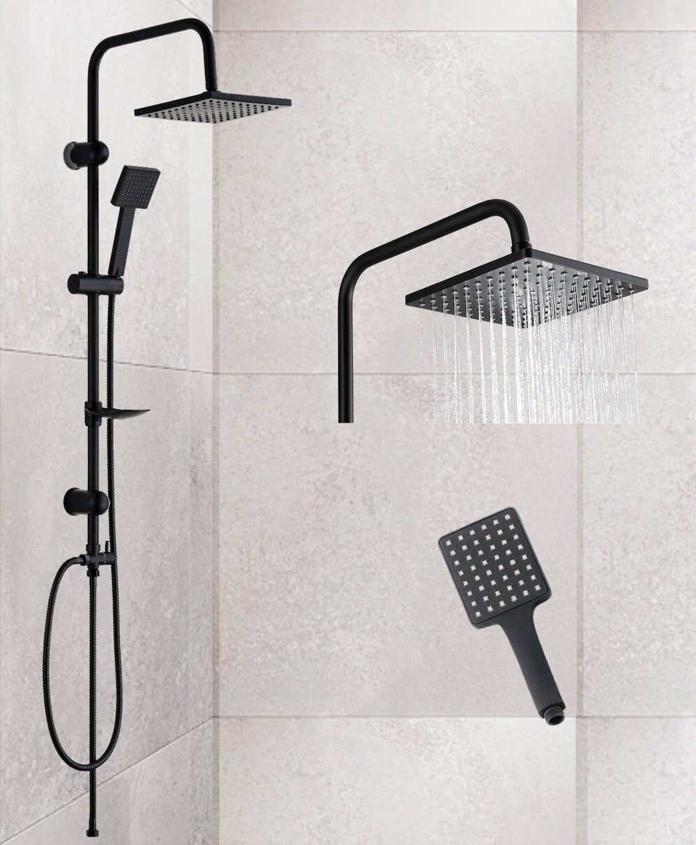 Faizee Möbel Duschsystem Duschsystem Regendusche Duschset Duschgarnitur mit Handbrause Komplett