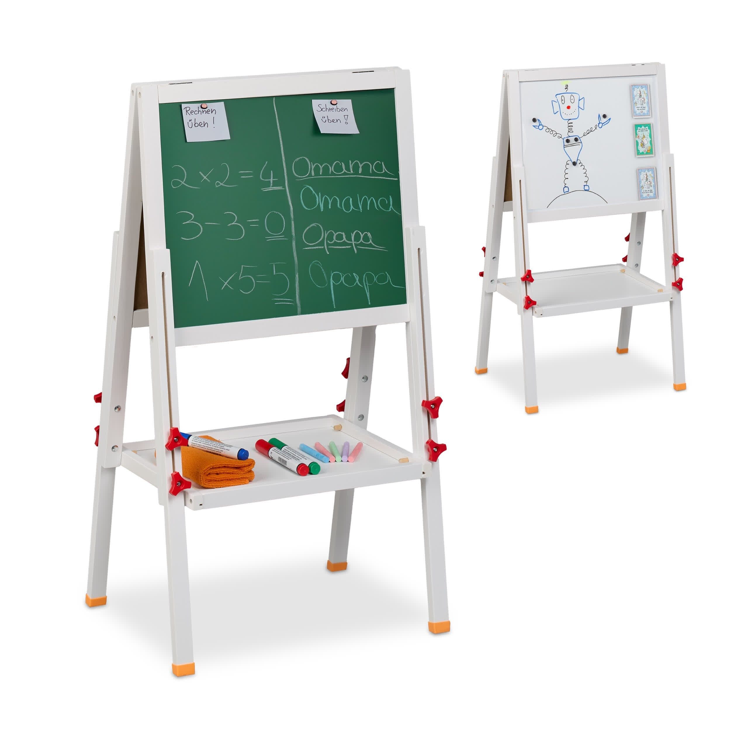 relaxdays Standtafel Kinderstandtafel mit Whiteboard, (1-tlg) günstig online kaufen