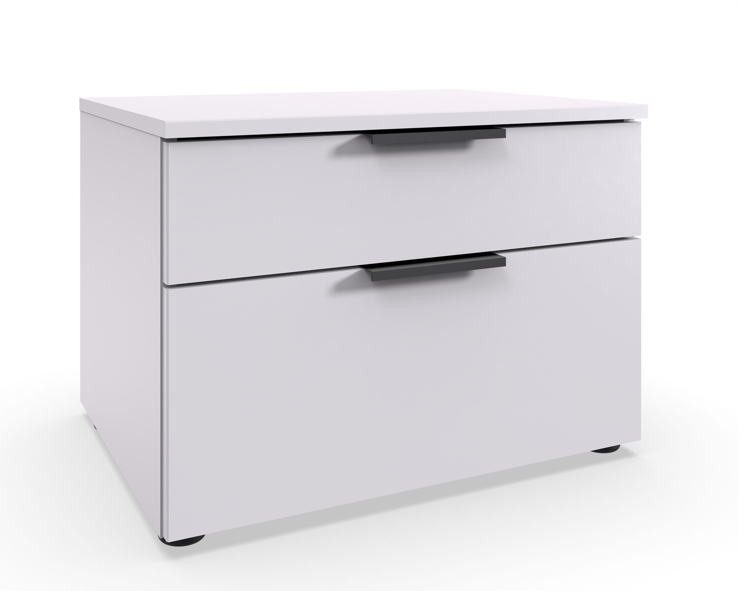freiraum Nachtkommode OXFORD, in WEISS - 54x39x41cm (BxHxT)