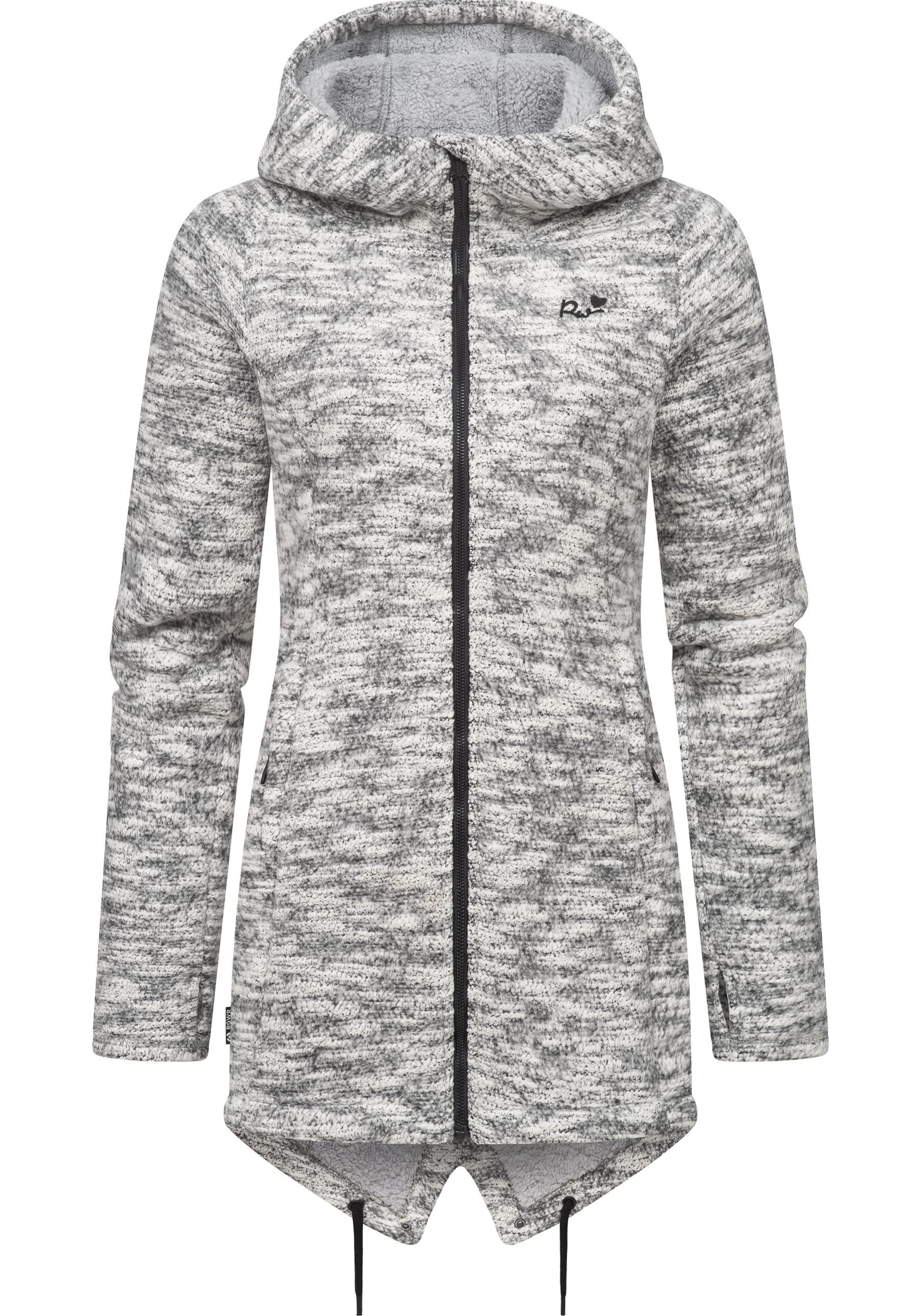Kapuzenstrickjacke Wingi Melange