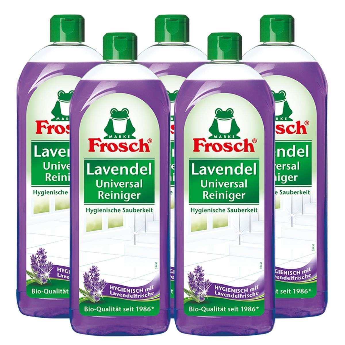 5x Frosch Lavendel Universal-Reiniger 750 ml Allzweckreiniger
