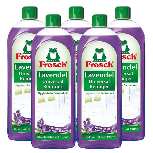 FROSCH 5x Frosch Lavendel Universal-Reiniger 750 ml Allzweckreiniger