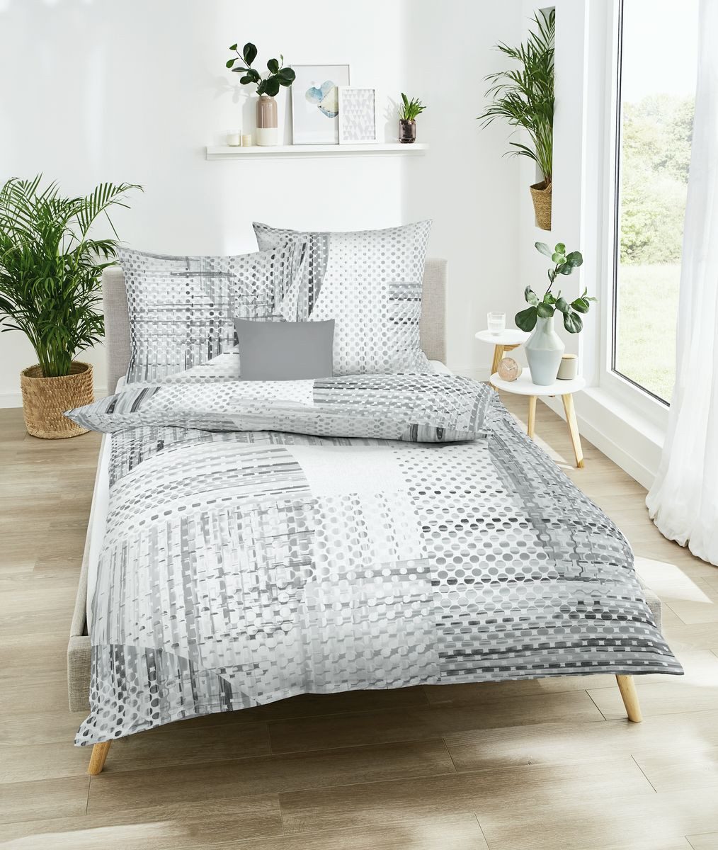 JACK Bettwäsche 200x200cm Supreme Terra Silber günstig online kaufen