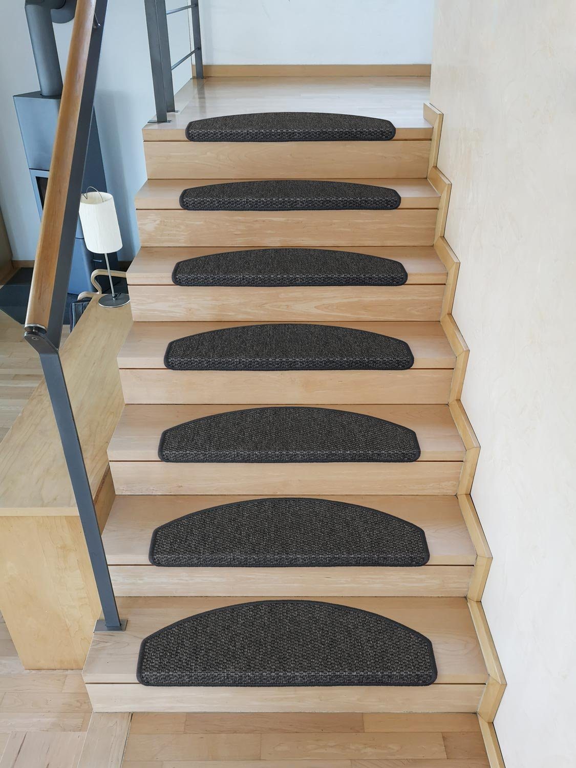 Metzker® Stufenmatte Stufenmatten Göteborg halbrund Anthrazit 15 Stück, hal günstig online kaufen