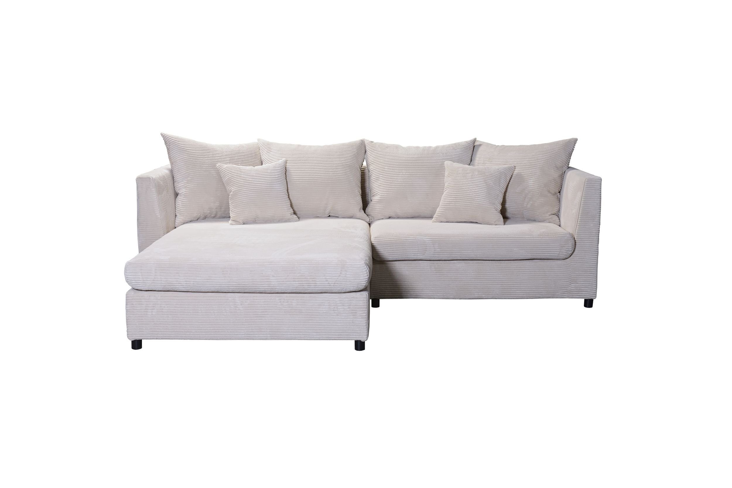 Küchen-Preisbombe Sofa Couch Ecksofa Eckcouch Wohnlandschaft Pam 1 Cord Bez günstig online kaufen
