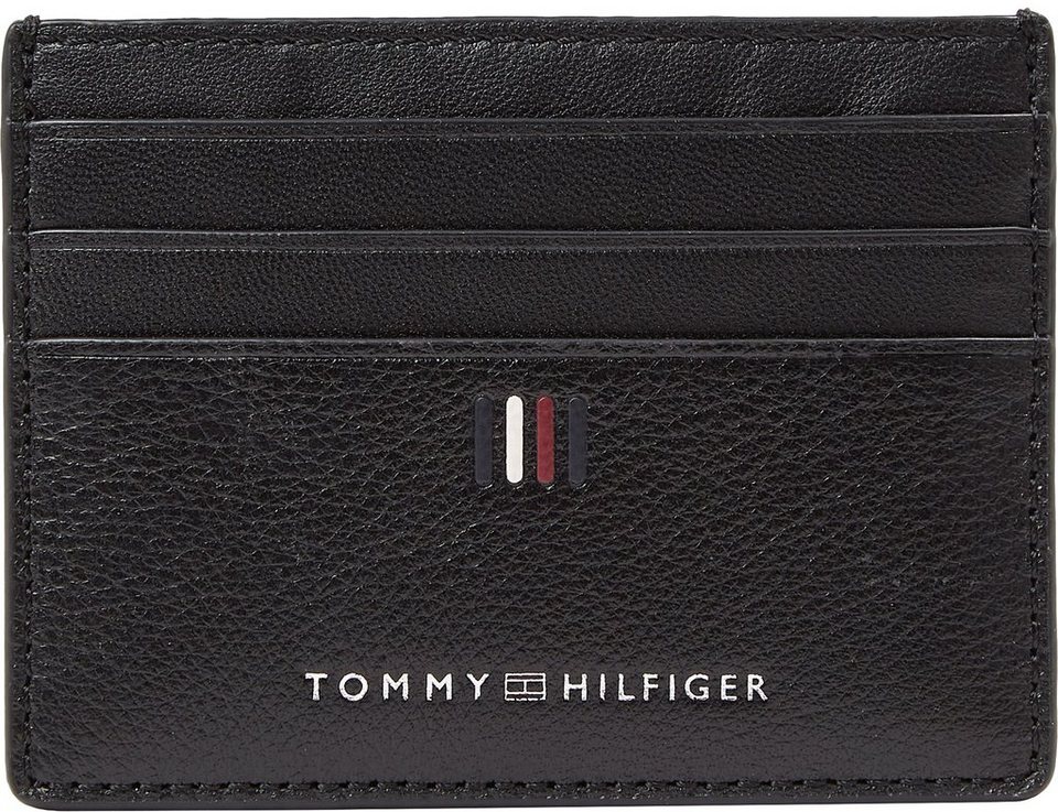 Tommy Hilfiger Geldbörse TH CENTRAL CC HOLDER, mit gut sichtbarem  Markenemblem