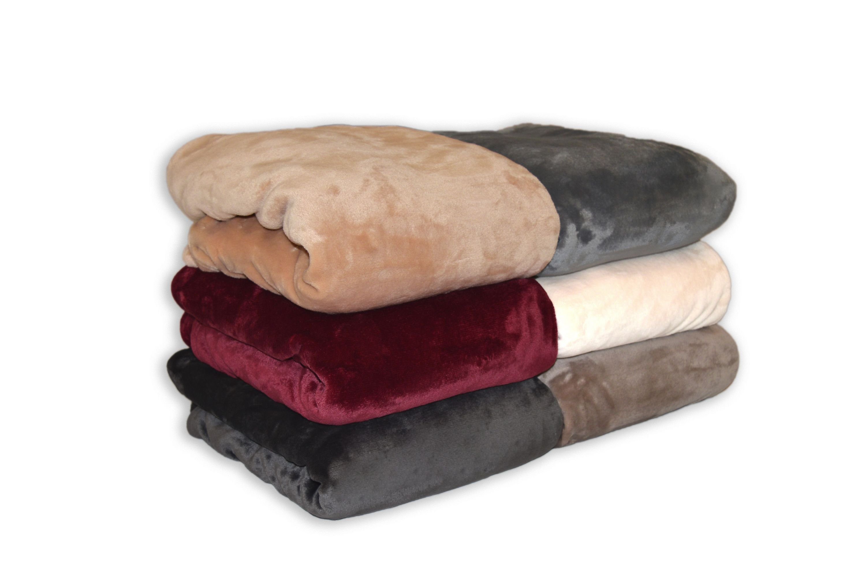 Wohndecke Microflanell, Traumschloss, weich, pflegeleicht und langlebig