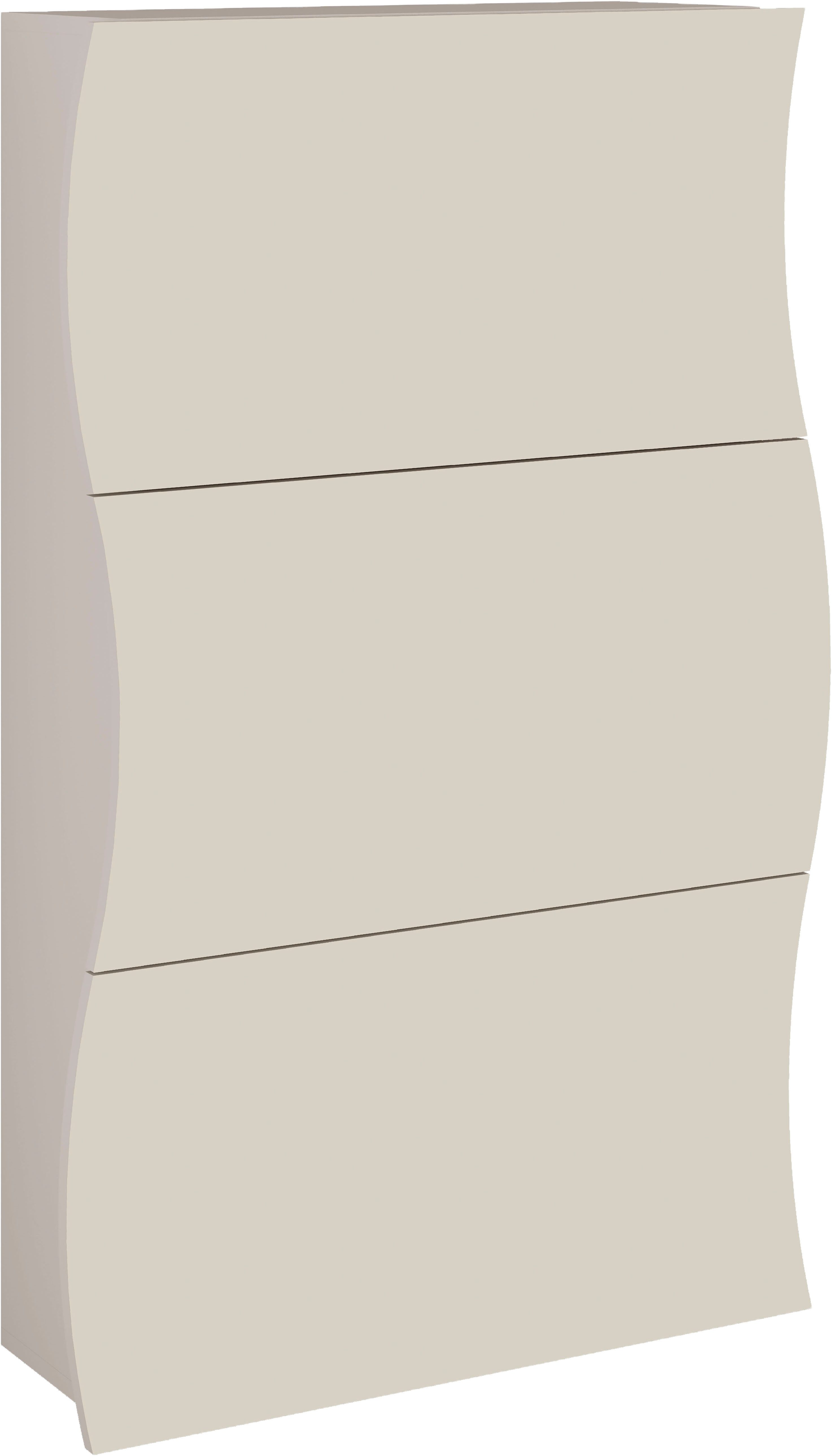 Home affaire Schuhschrank Schuhschrank mit Klappen / Schuhkommode, Höhe 121 cm onda 71 cm breit,mit 3 klapptüren, made in italy