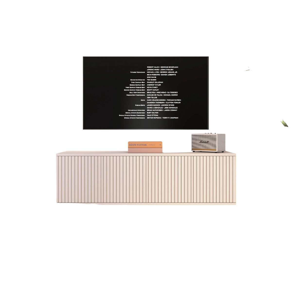 Compleo TV-Schrank 140 cm breit MIRA, Kaschmir, Elegant design