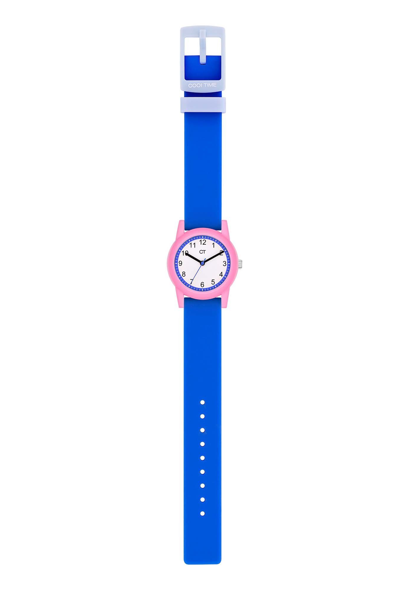 Quarzuhr blau TIME Armbanduhr COOL
