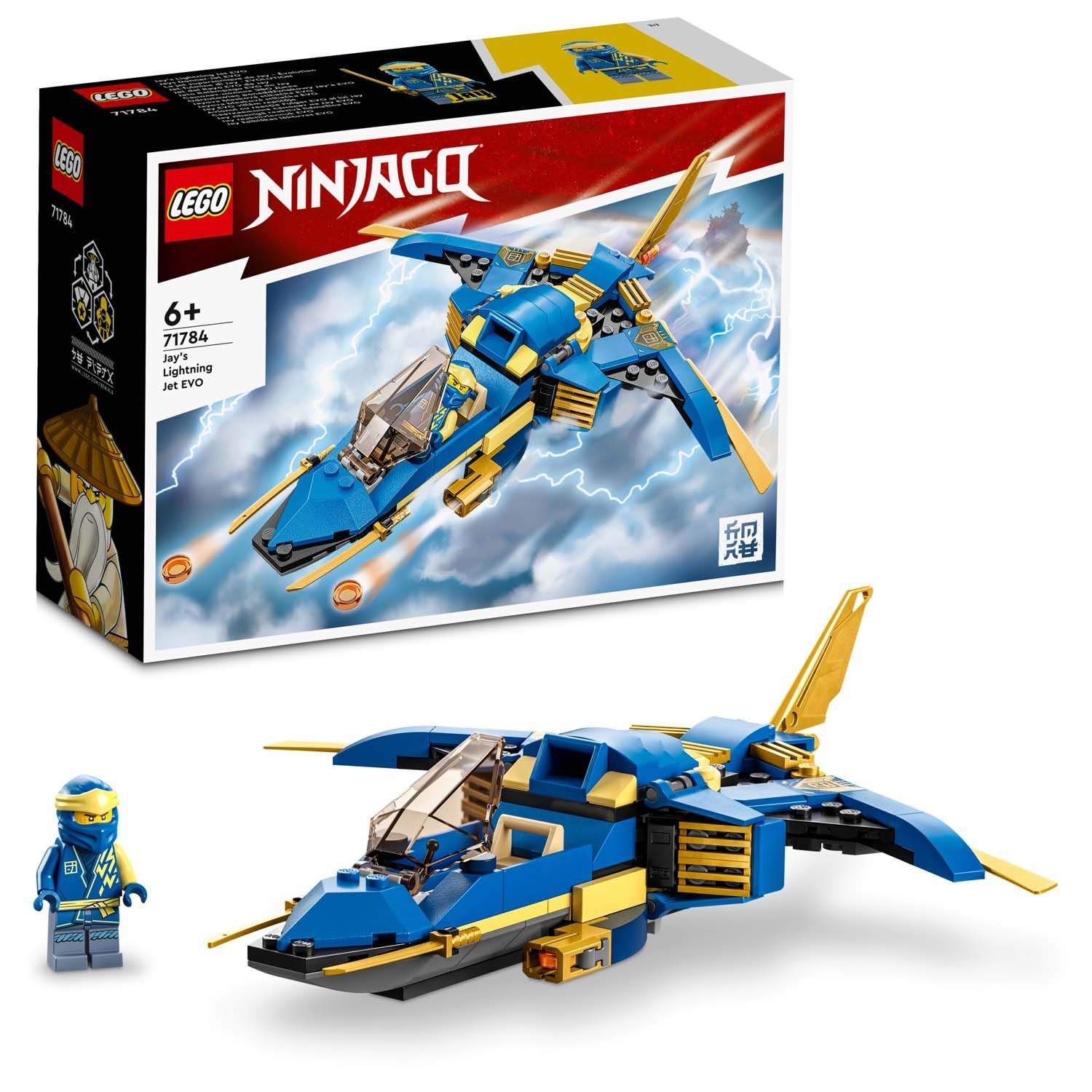 LEGO® LEGO® 71784 NINJAGO - Jays Donner-Jet EVO Konstruktions-Spielset günstig online kaufen