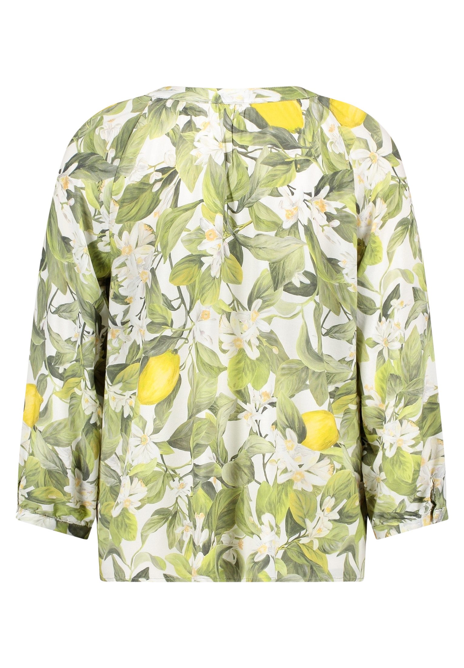 Cartoon Schlupfbluse Damen mit Knopfleiste