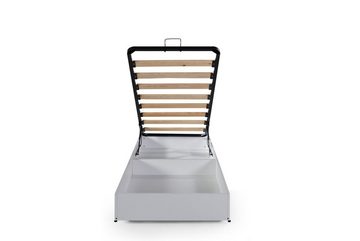 Möbel-Lux Bettschubkasten Anka Up, Bettkasten Anka Up mit Lattenrost Weiß 90x190 cm