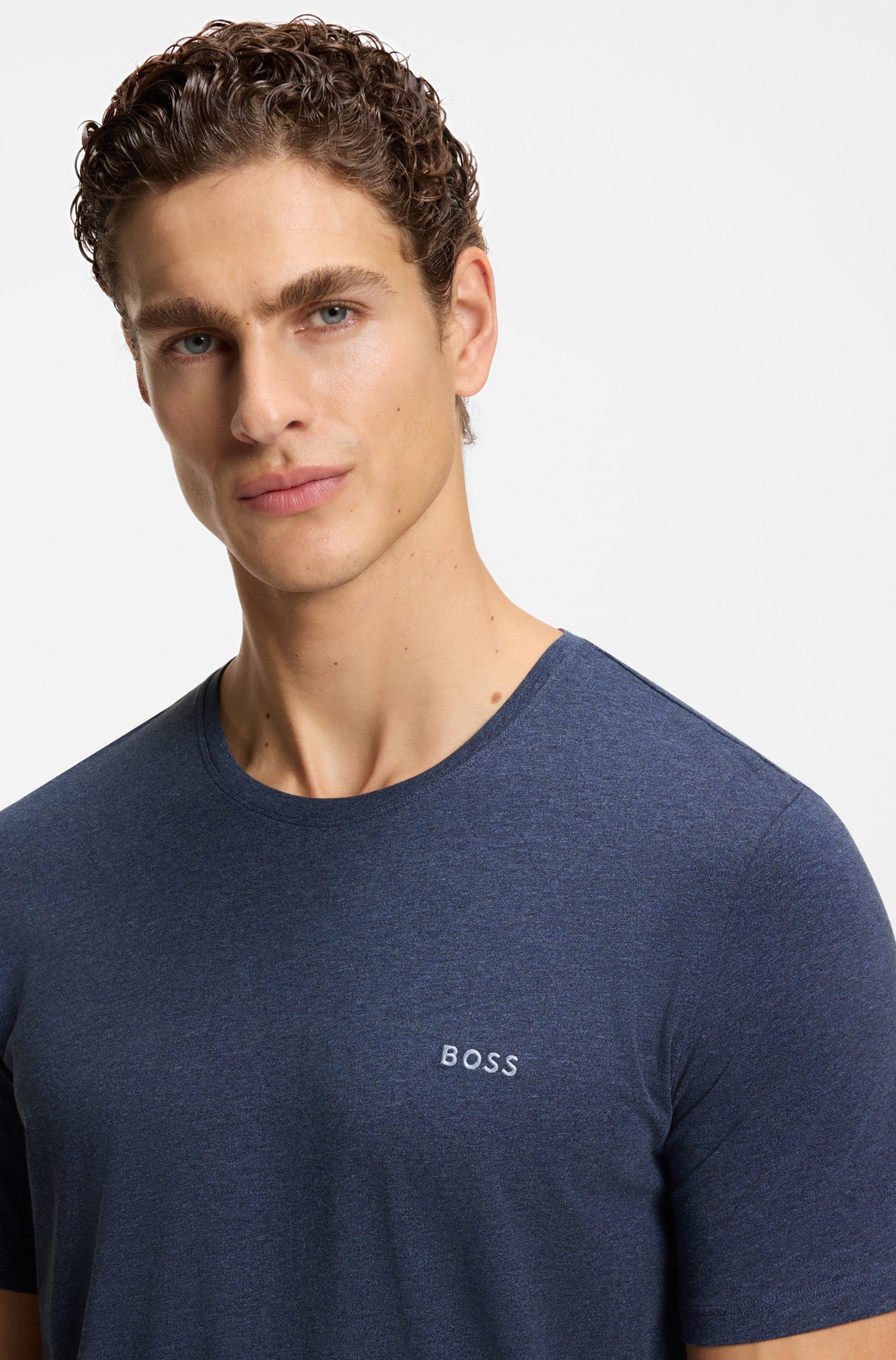 BOSS T-Shirt Mix&Match T-Shirt R mit Logostickerei günstig online kaufen