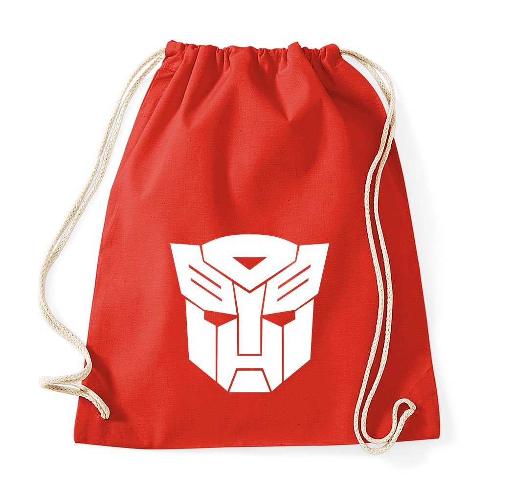 Turnbeutel Autobot Baumwoll Tasche Turnbeutel