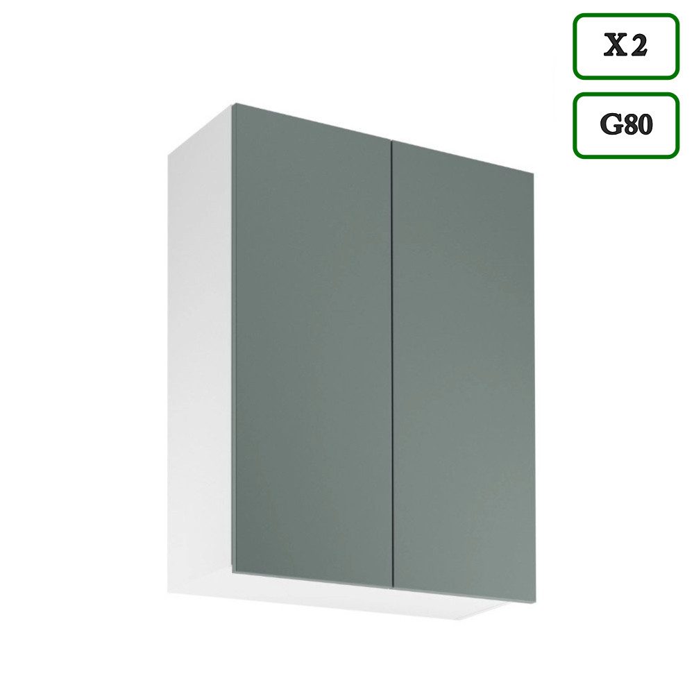 ROYAL24_MARKT Winkelküche K52-G330 - Sorento - Ergonomisches Design zum Kochen und Reinigen, (Komplett Set), Zeitlos - Exklusiv - Top Qualität.