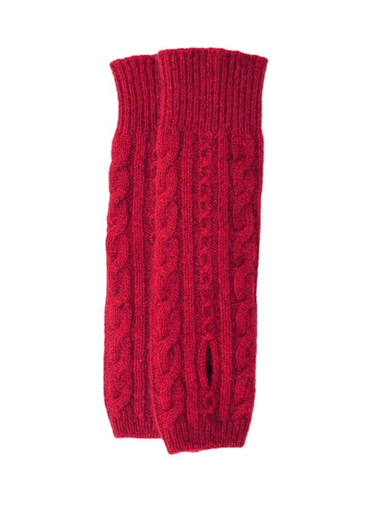 Koru Knitwear Armstulpen Koru Zopfmuster-Stulpen Gelenkwärmer