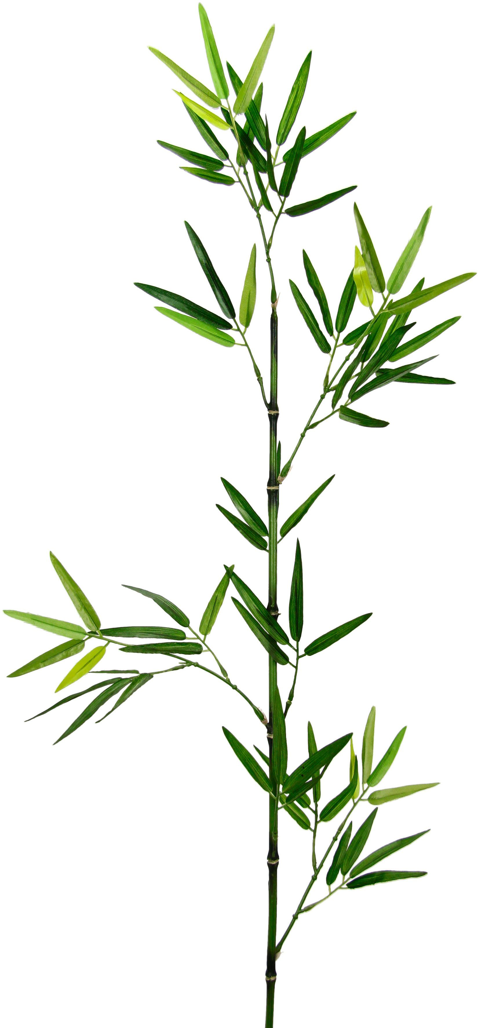groß Bambuszweig, 3er Set Höhe Kunstpflanze I.GE.A., 120 cm, Dekozweig,