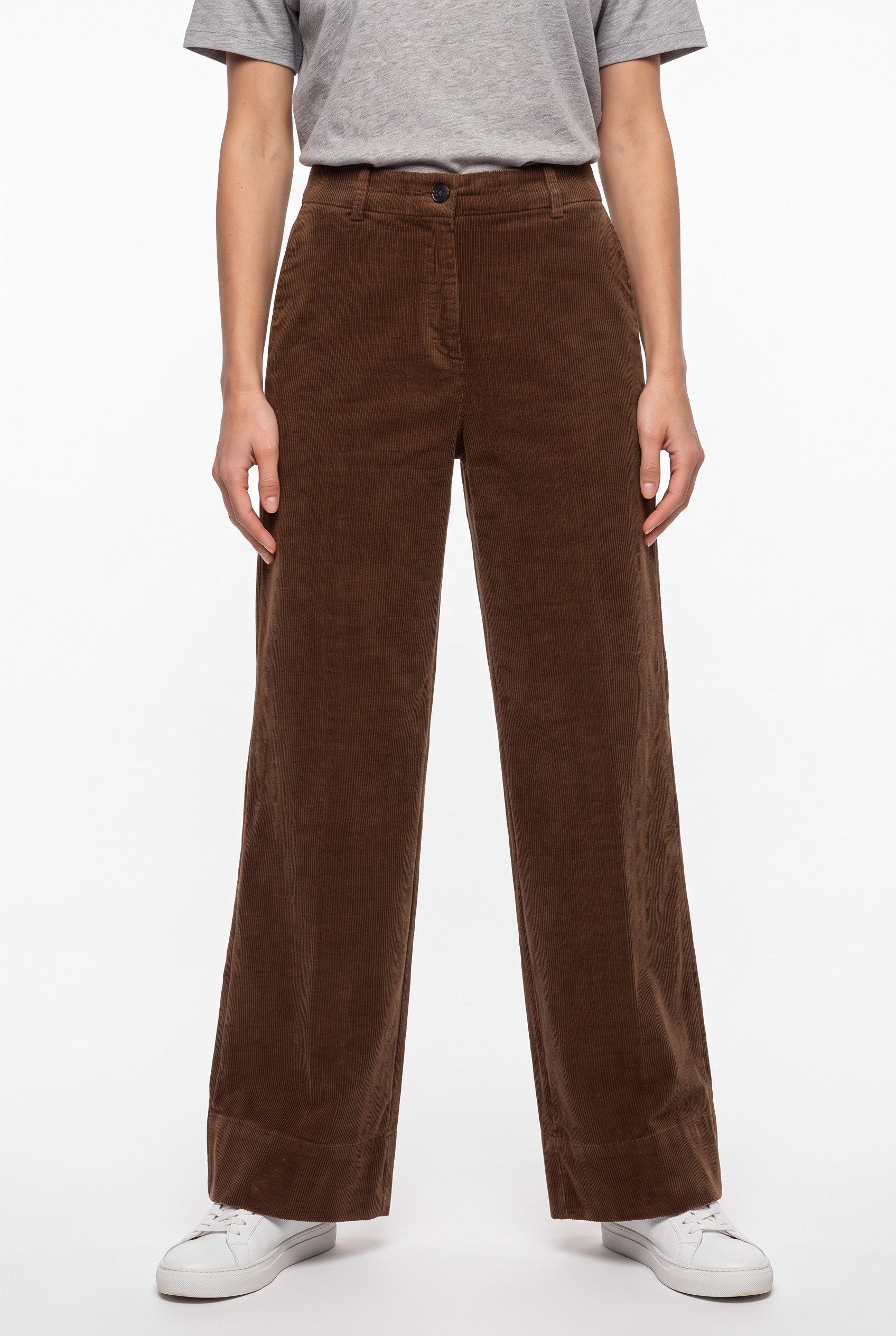 BOSS ORANGE Cordhose Tacodi Premium Damenmode aus Baumwoll-Modal-Mix mit Stretch