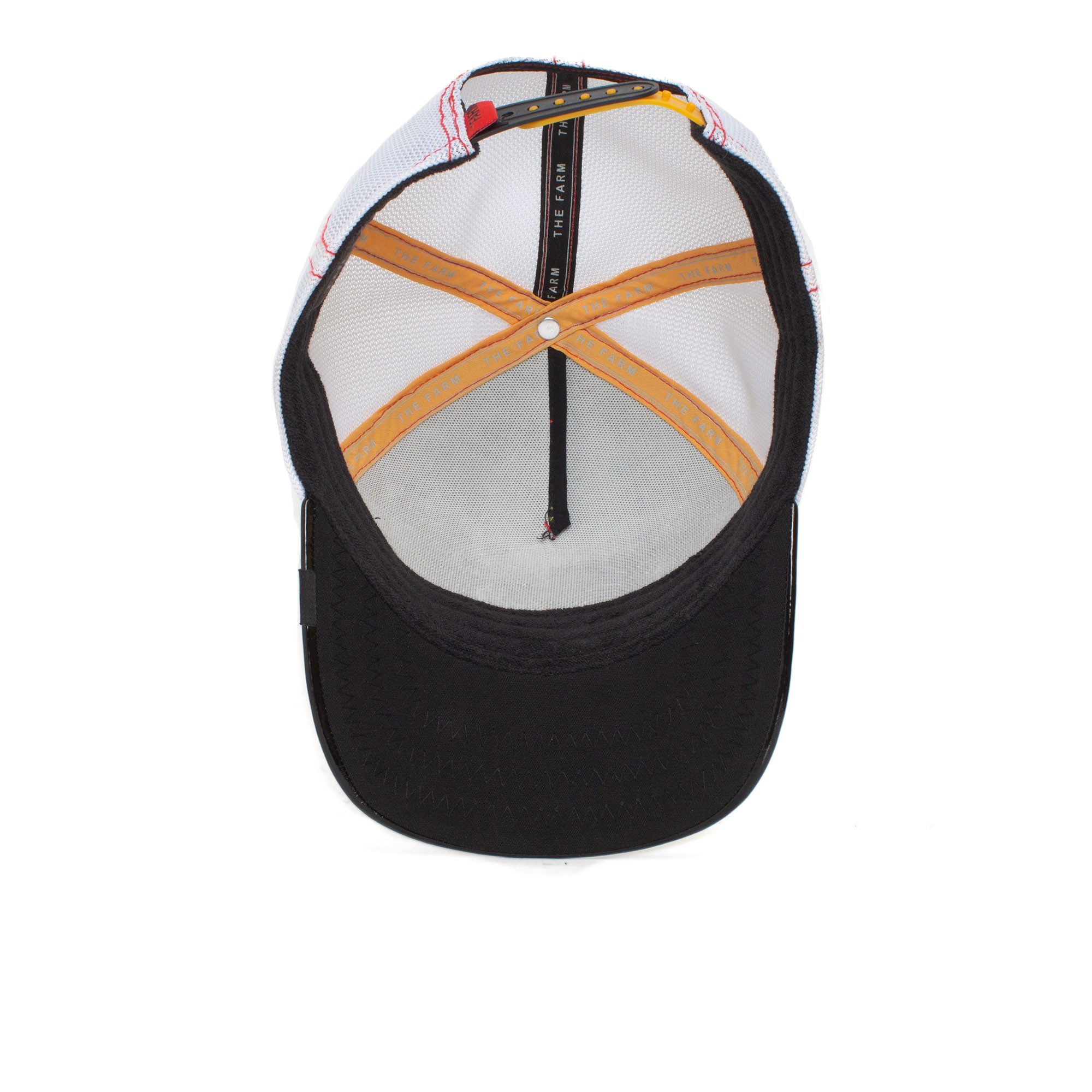 GOORIN Bros. Trucker Cap Goorin Bros. The Red Queen Trucker Mesh Cap Patent Leather White (Basecap, Meshcap, Trucker Kappe)