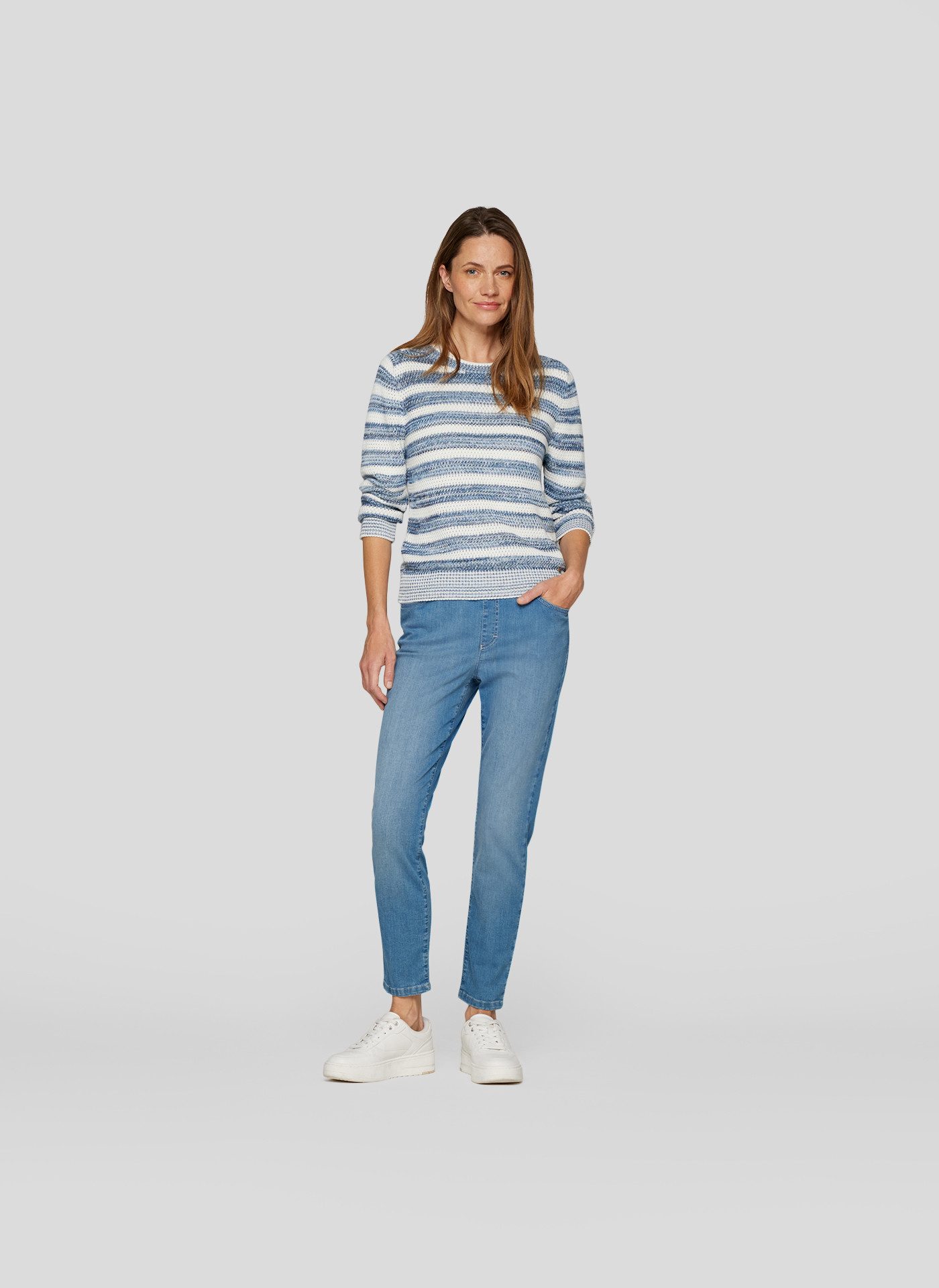 Rabe Rundhalspullover Denim Love günstig online kaufen
