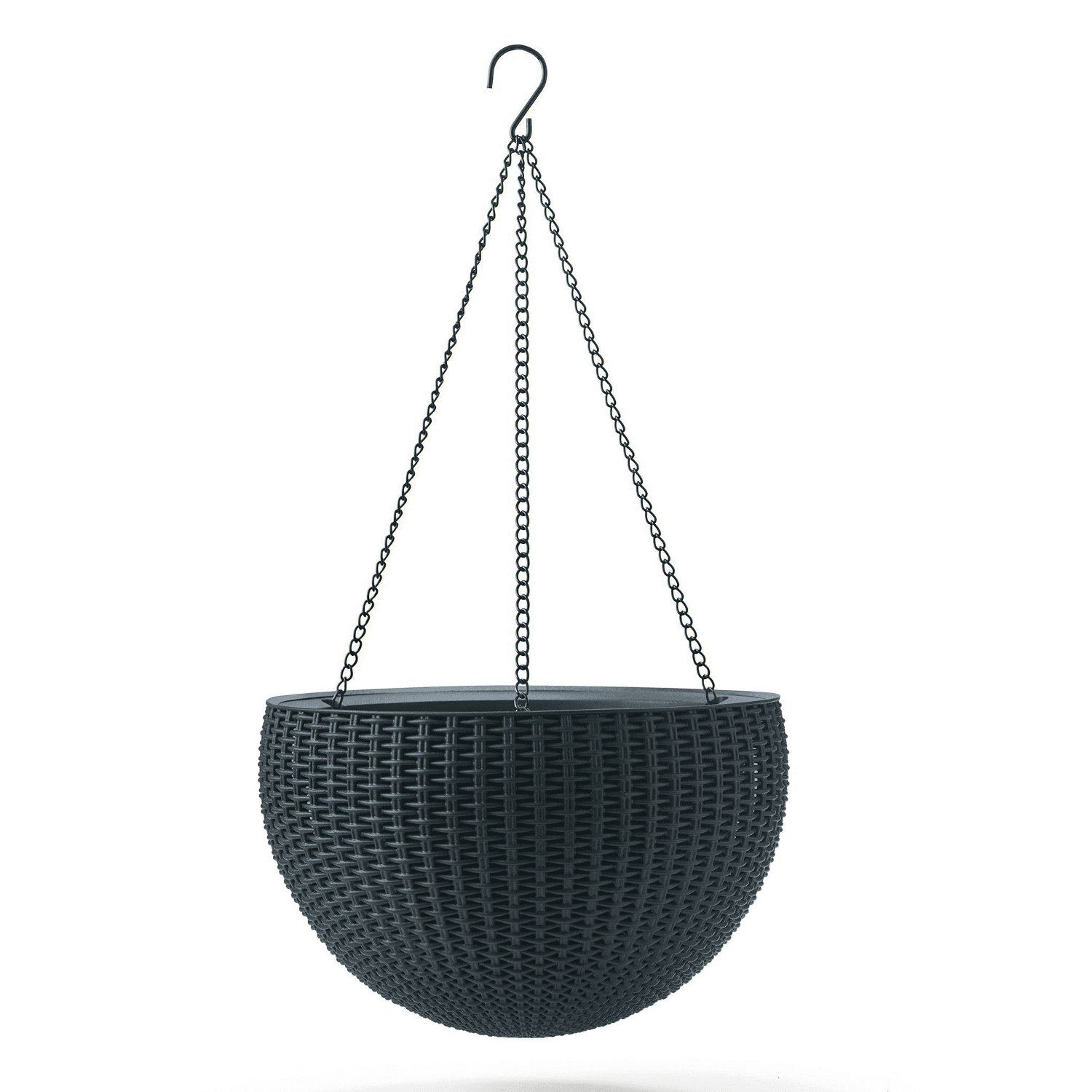 Keter Pflanzkübel 229544 Hanging Sphere Planter (1 St), Blumentopf mit Hängekette