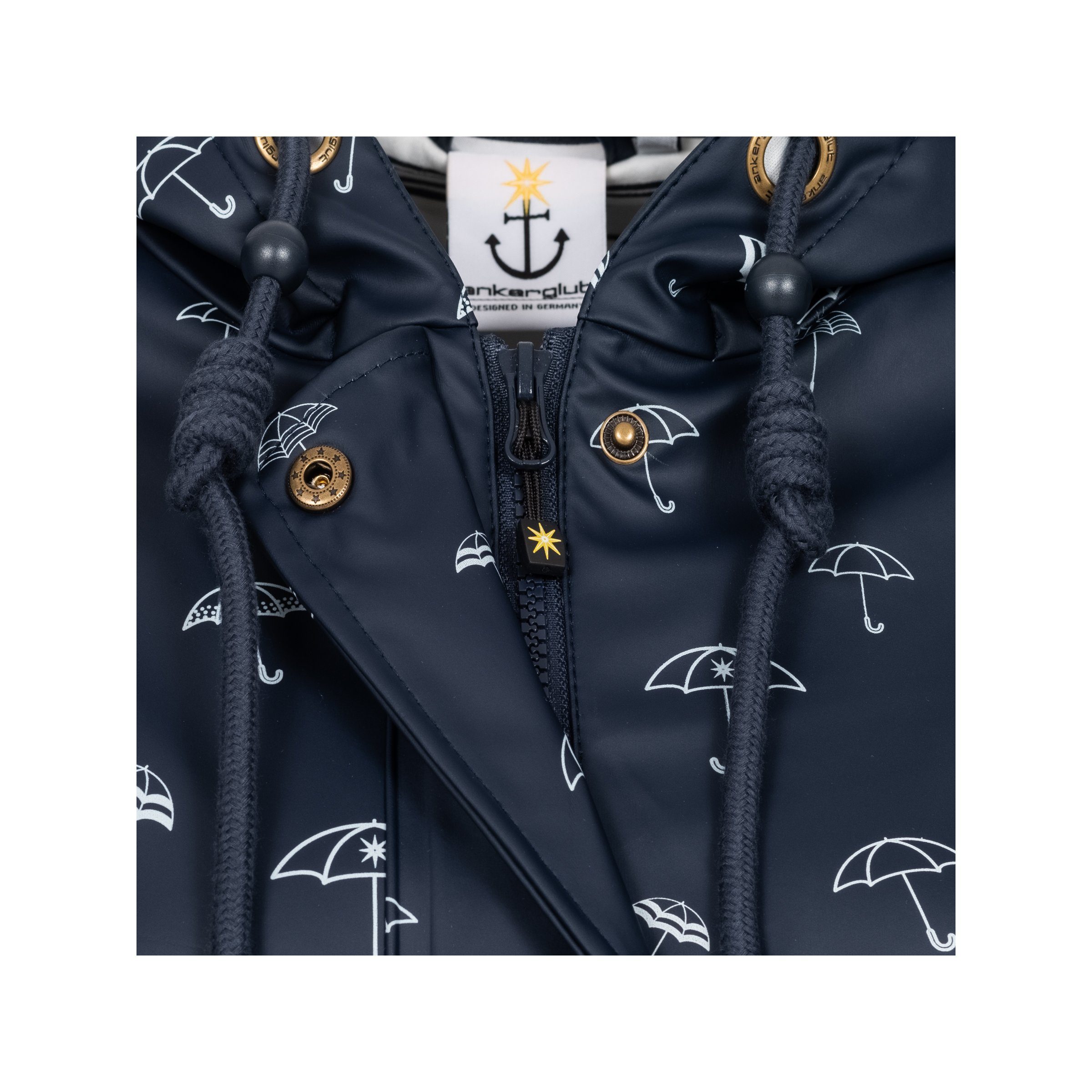 Friesennerz Großen erhältlich Active Regenjacke Auch #ankerglutbucht NEW navy CS Größen WOMEN DEPROC in