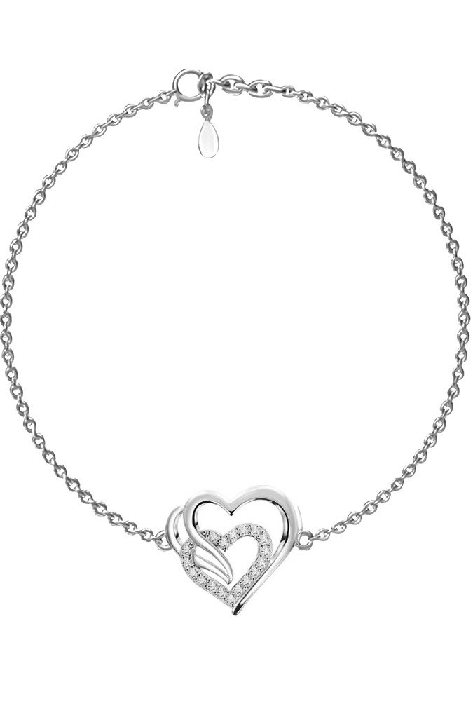 Limana Armband verstellbar 925 Silber Schmuck für Damen Frauen gold Herz (Geburtstag Hochzeitstag Jahrestag, inkl. Schmuckdose Weihnachten Muttertag Valentinstag), Liebe Geschenk Idee Liebesgeschenk Freundin Mutter Weihnachtsgeschenk