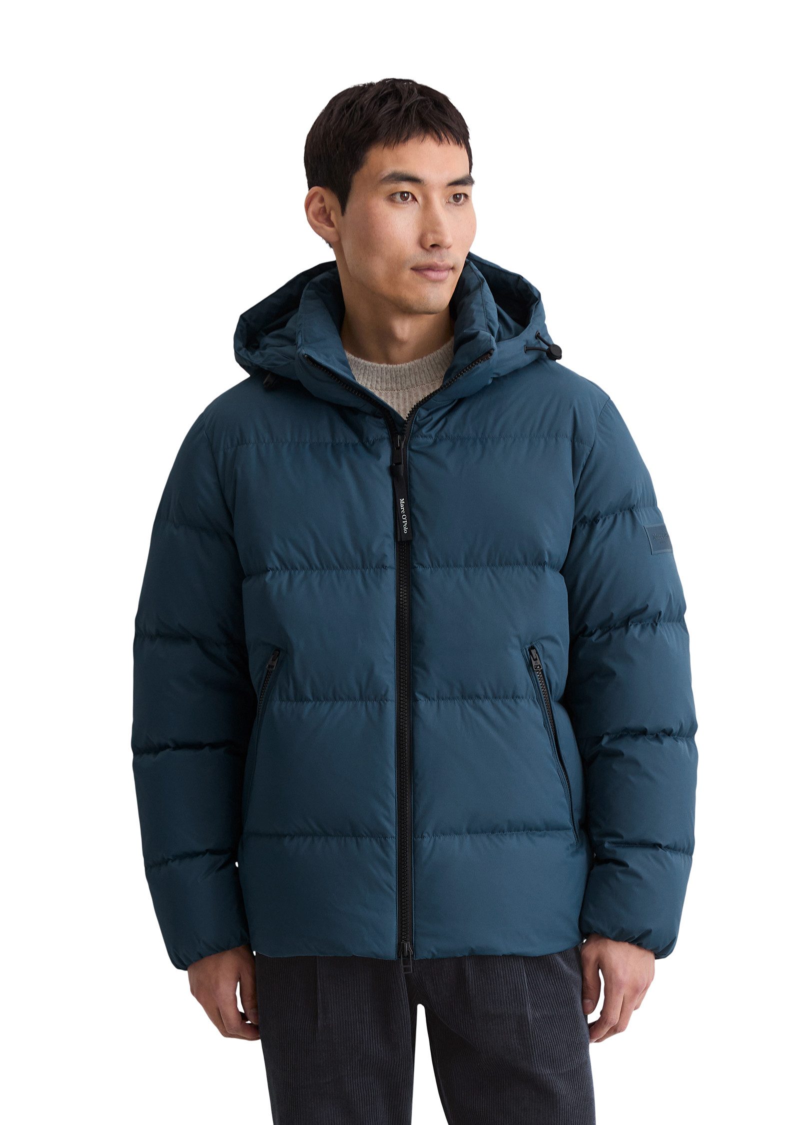 Marc O'Polo Outdoorjacke mit abnehmbarer Kapuze