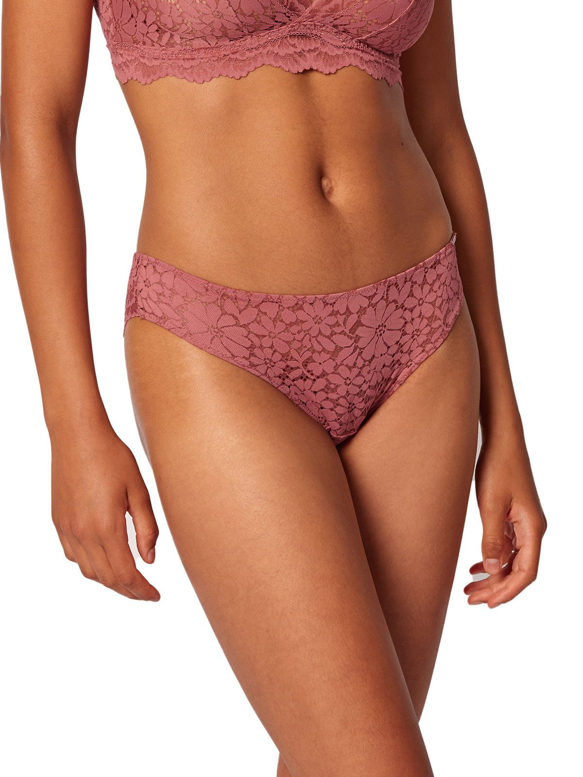 SKINY Bikinislip Damen Rio Slip Wonderfulace (Stück, 1-St) Materialmix