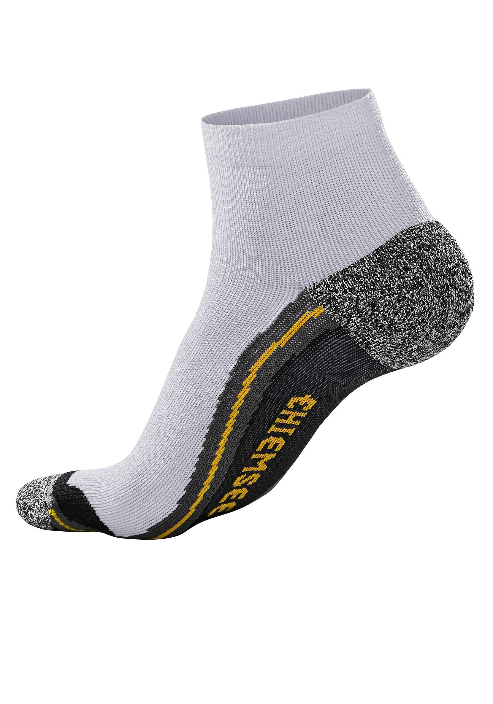Chiemsee Wandersocken Herren Gepolsterte Laufsocken Kurze Sportsocken Alltag Sport Outdoor (Packung, 3-Paar) mit Komfortbündchen – Bild 4 von 5