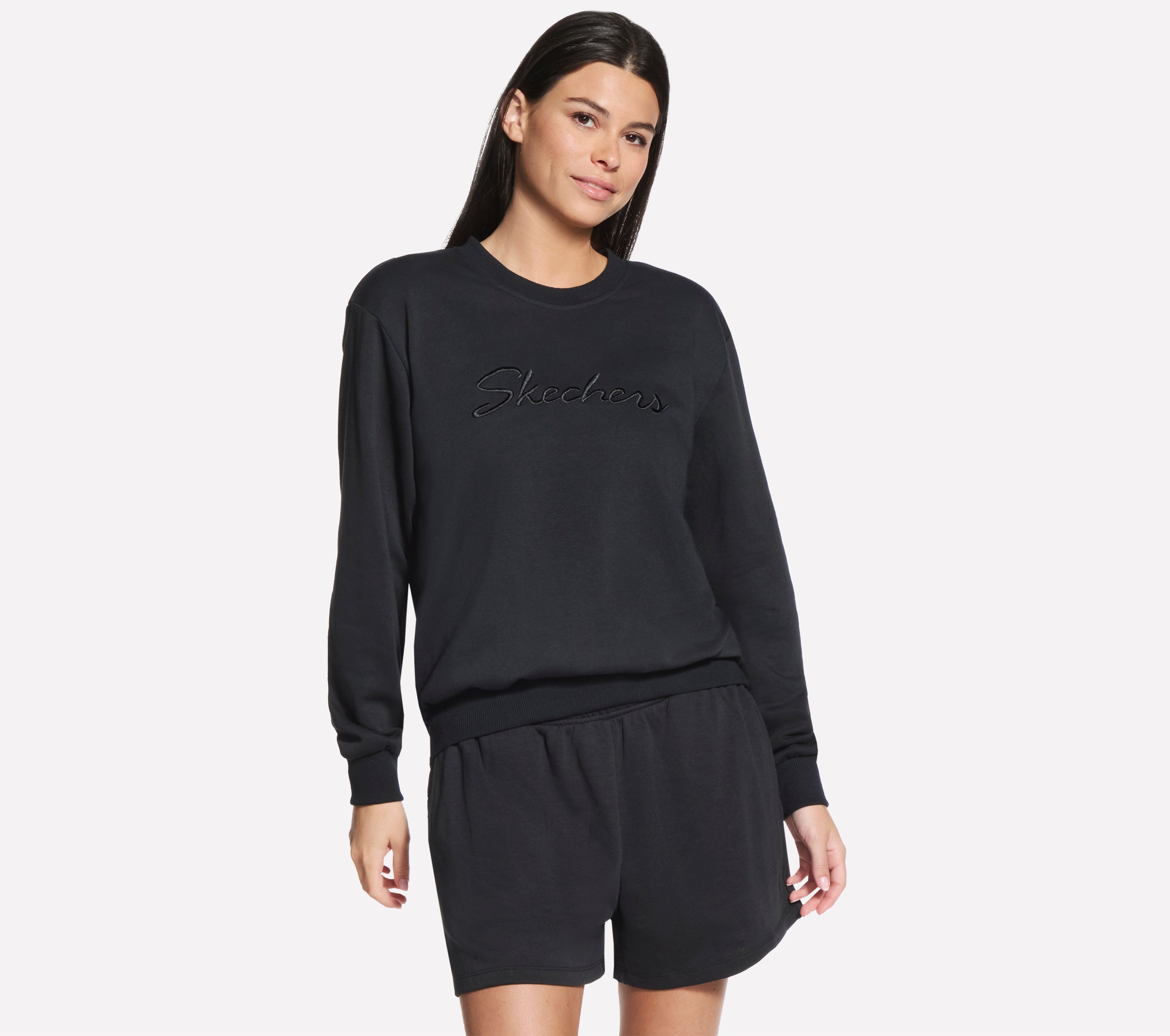 Skechers Sweatshirt SKECHERS SIGNATURE CREW für Erwachsene, sportlicher Stil