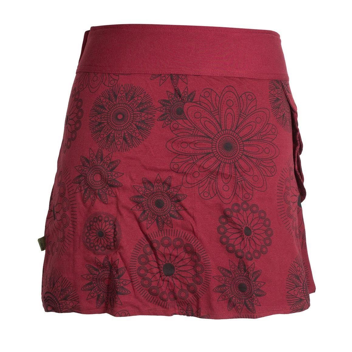 Vishes Wickelrock Bedruckt Bestickt Blumen Mandala günstig online kaufen