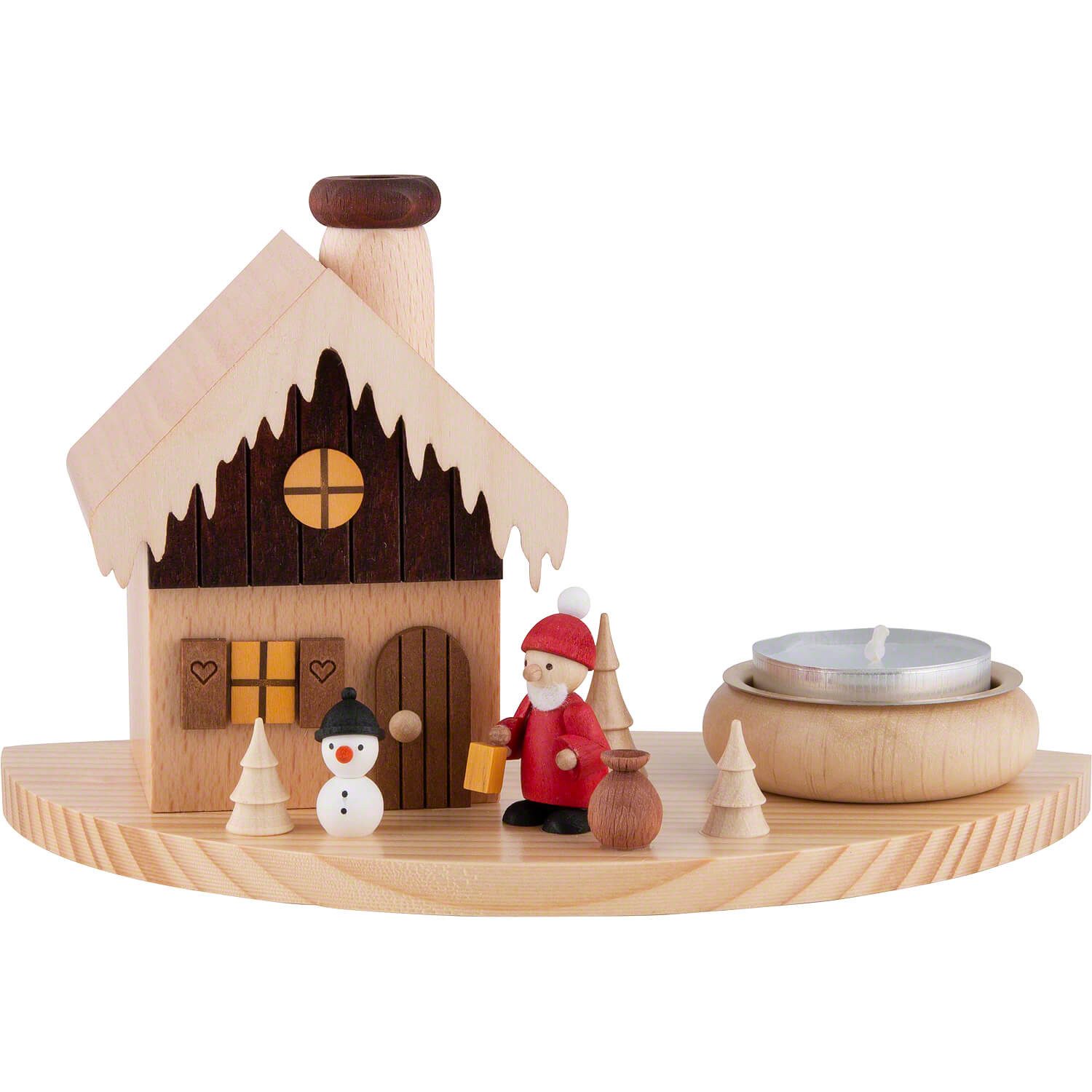 Ullrich Kunsthandwerk Фигурка курильщик Rauchhaus Weihnachtsmann (10,5cm) von Ullrich Kunsthandwerk