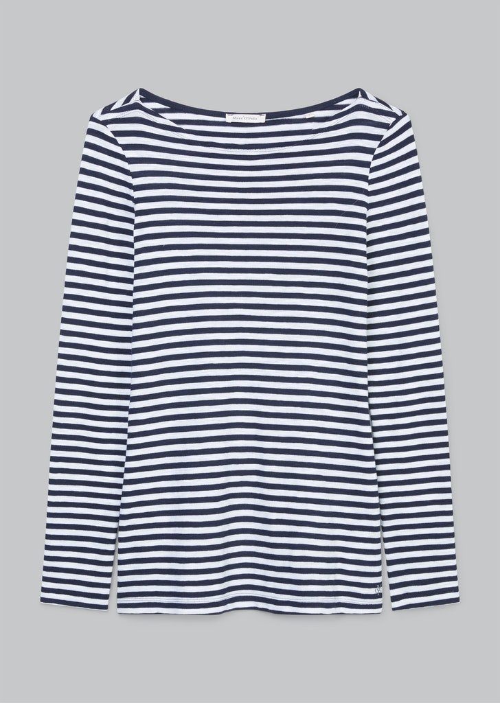 T-Shirt Marc O´Polo Men / Da.Shirt, Polo / T-shirt, long sleeve, boat neck, st