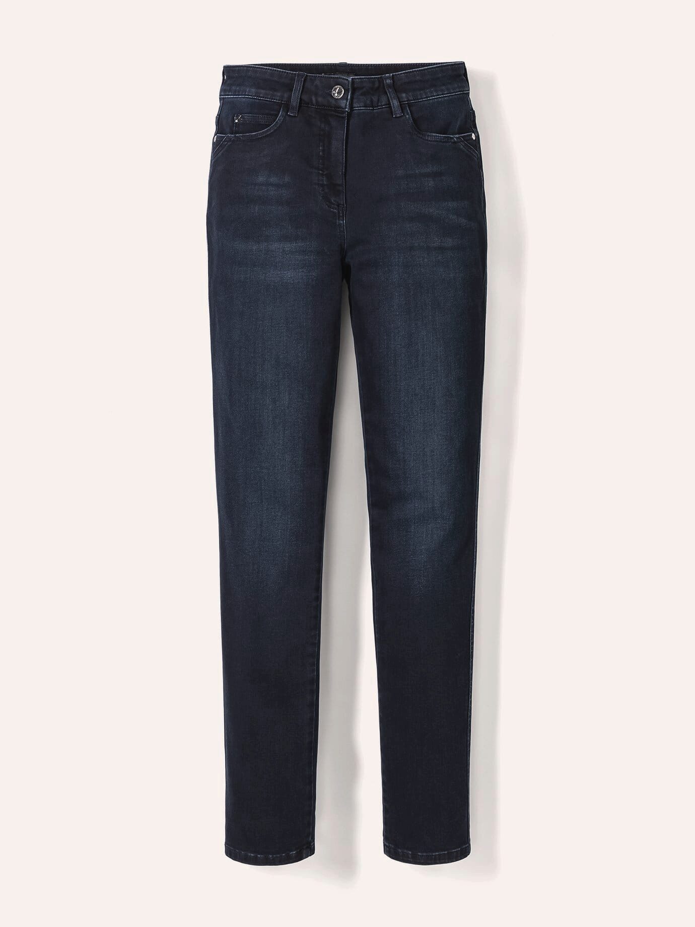 Walbusch Regular-fit-Jeans Damen Stretch-Jeans High Waist Five-Pocket Regular Fit, atmungsaktiv – Bild 2 von 5